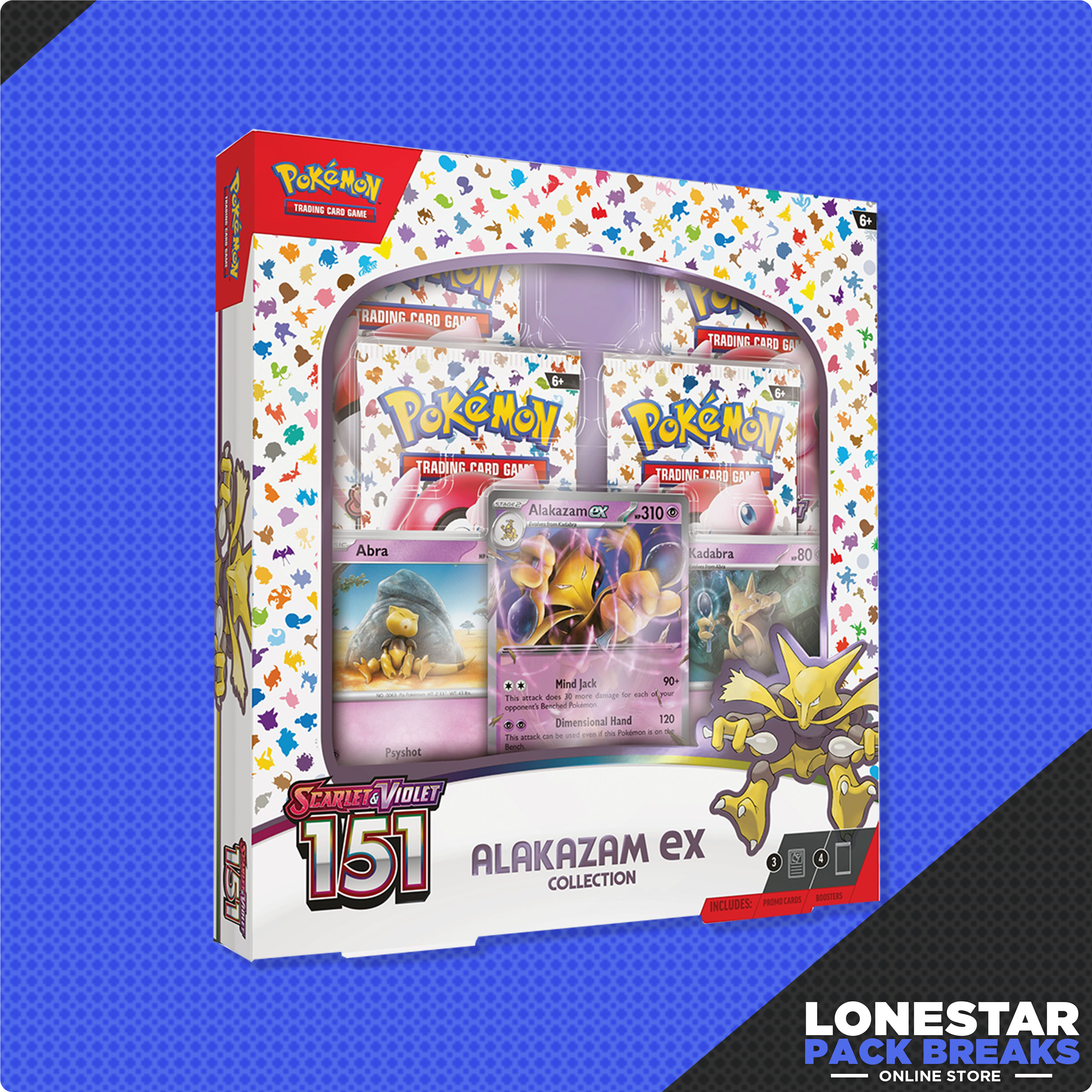 Pokemon Trading Card Game: Scarlet and Violet 151 Alakazam ex Collection - English