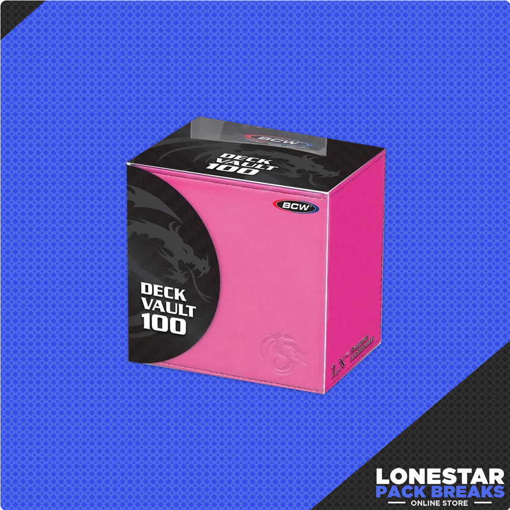 BCW Deck Vault 100 (Pink)
