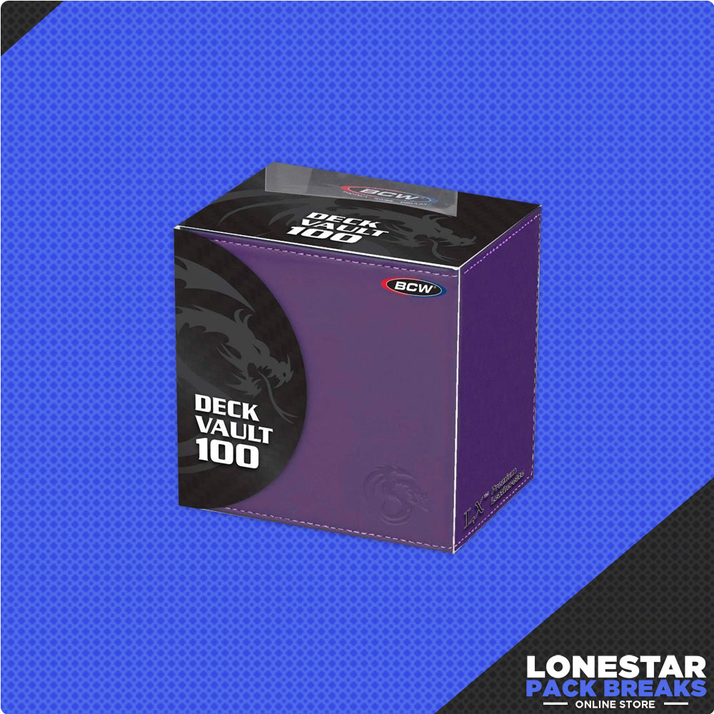 BCW Deck Vault 100 (Purple)