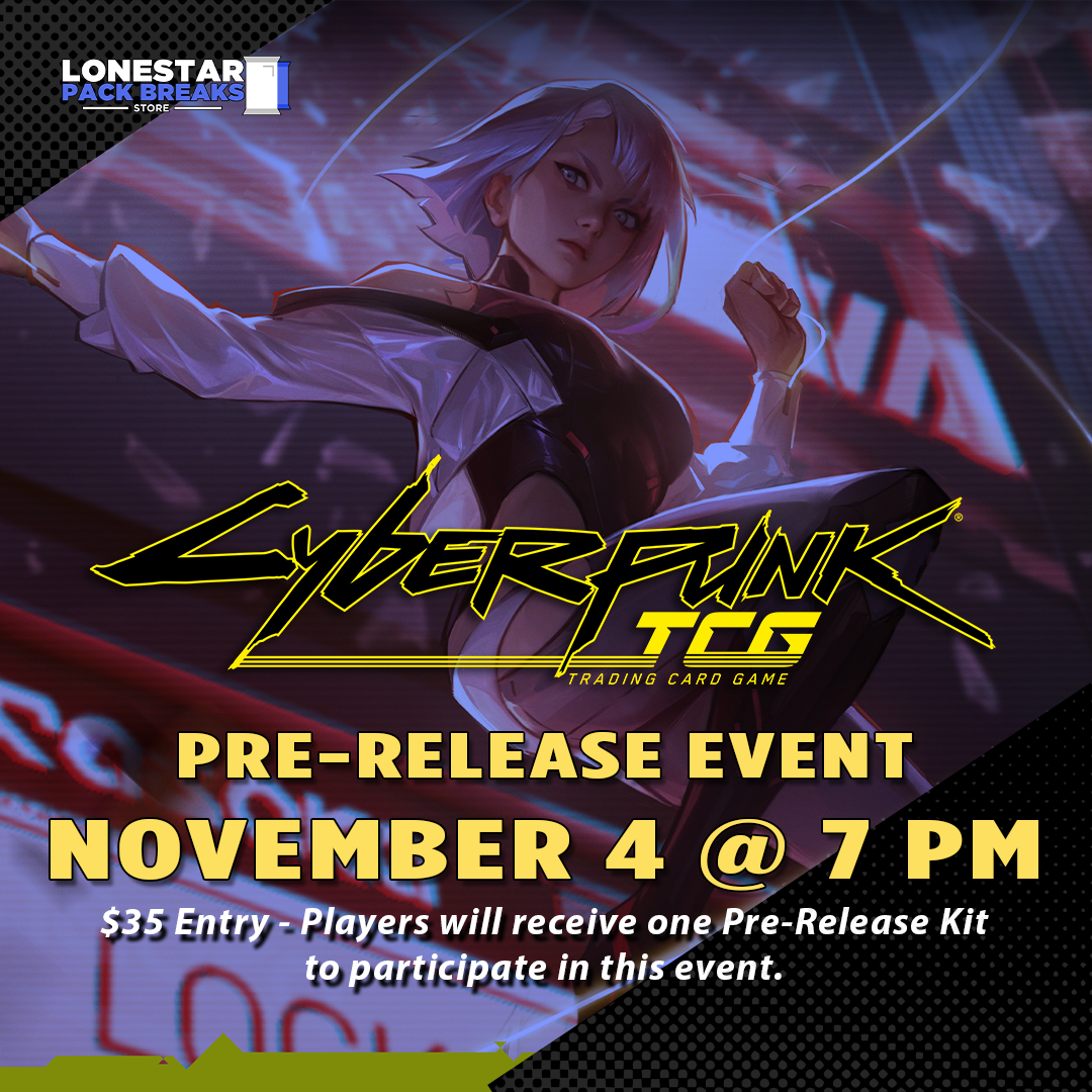 Cyberpunk TCG: Welcome to Night City - Retail Edition - Pre-Release Event