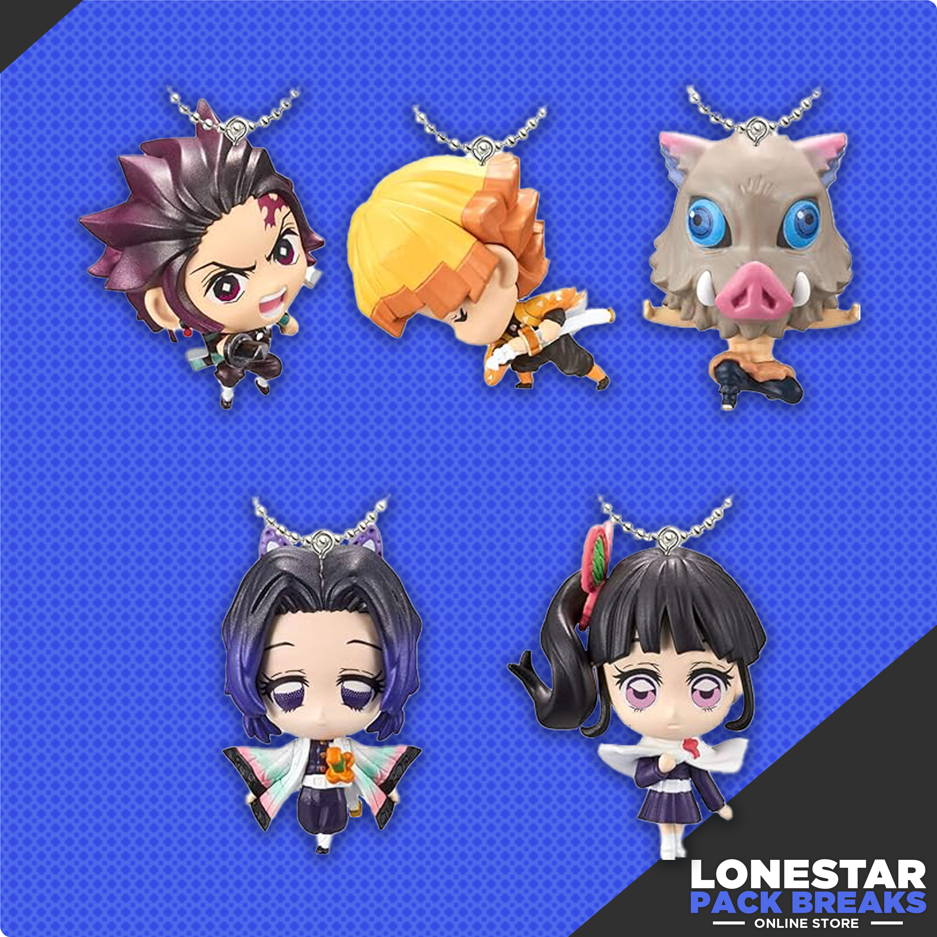 Demon Slayer Bandai Mascot Mini Keychain Figures Vol 2