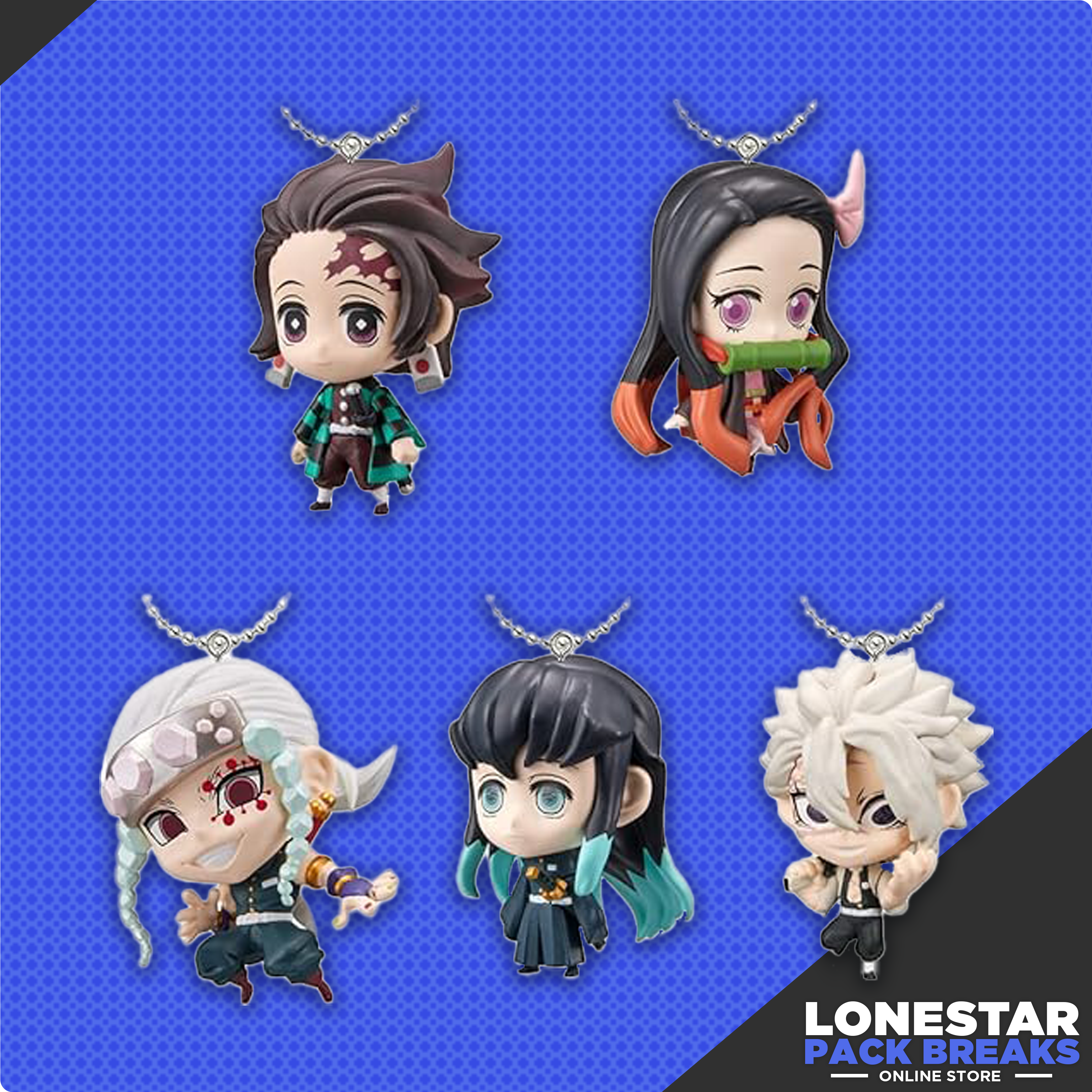 Demon Slayer Bandai Mascot Mini Keychain Figures Vol 3