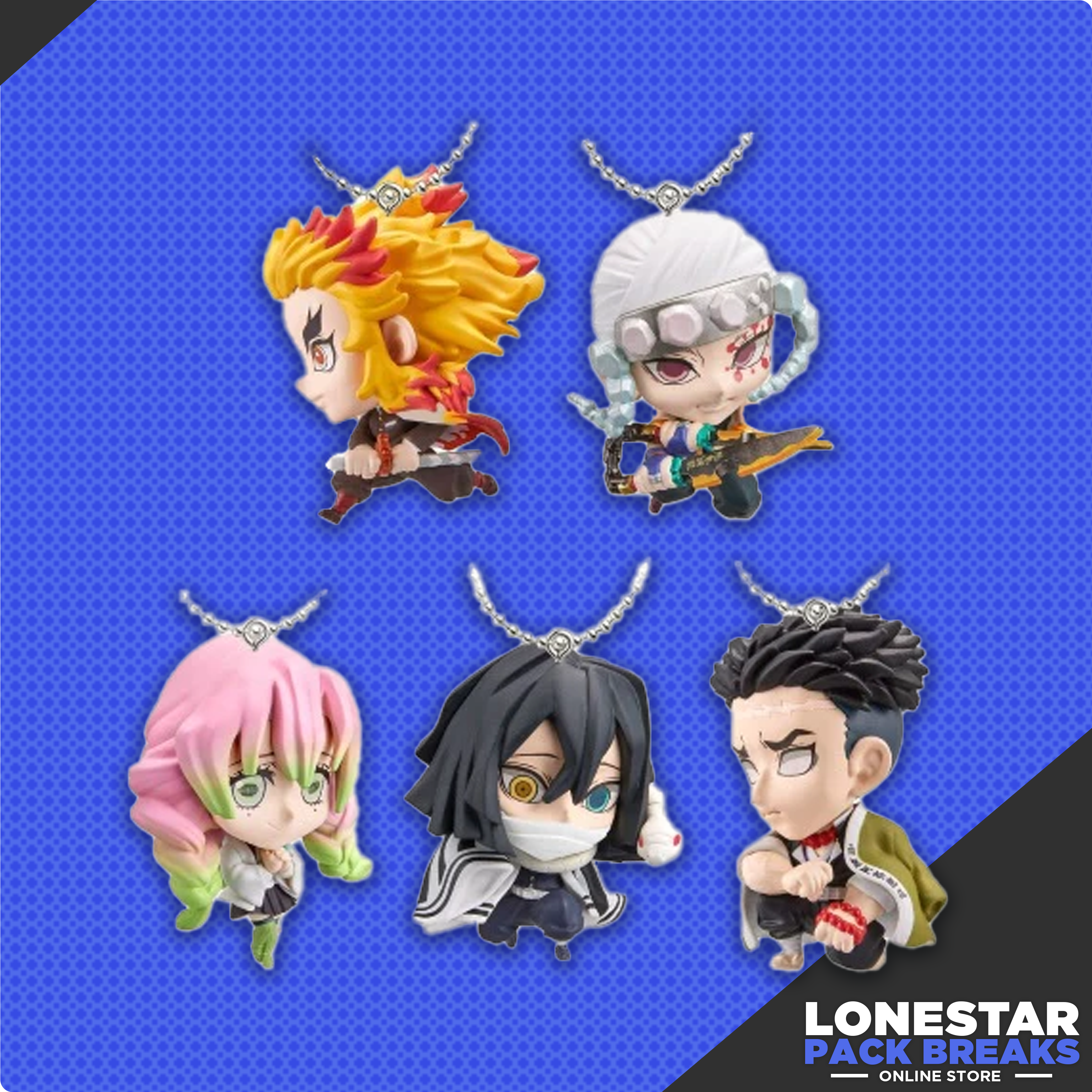 Demon Slayer Bandai Mascot Mini Keychain Figures Vol 4