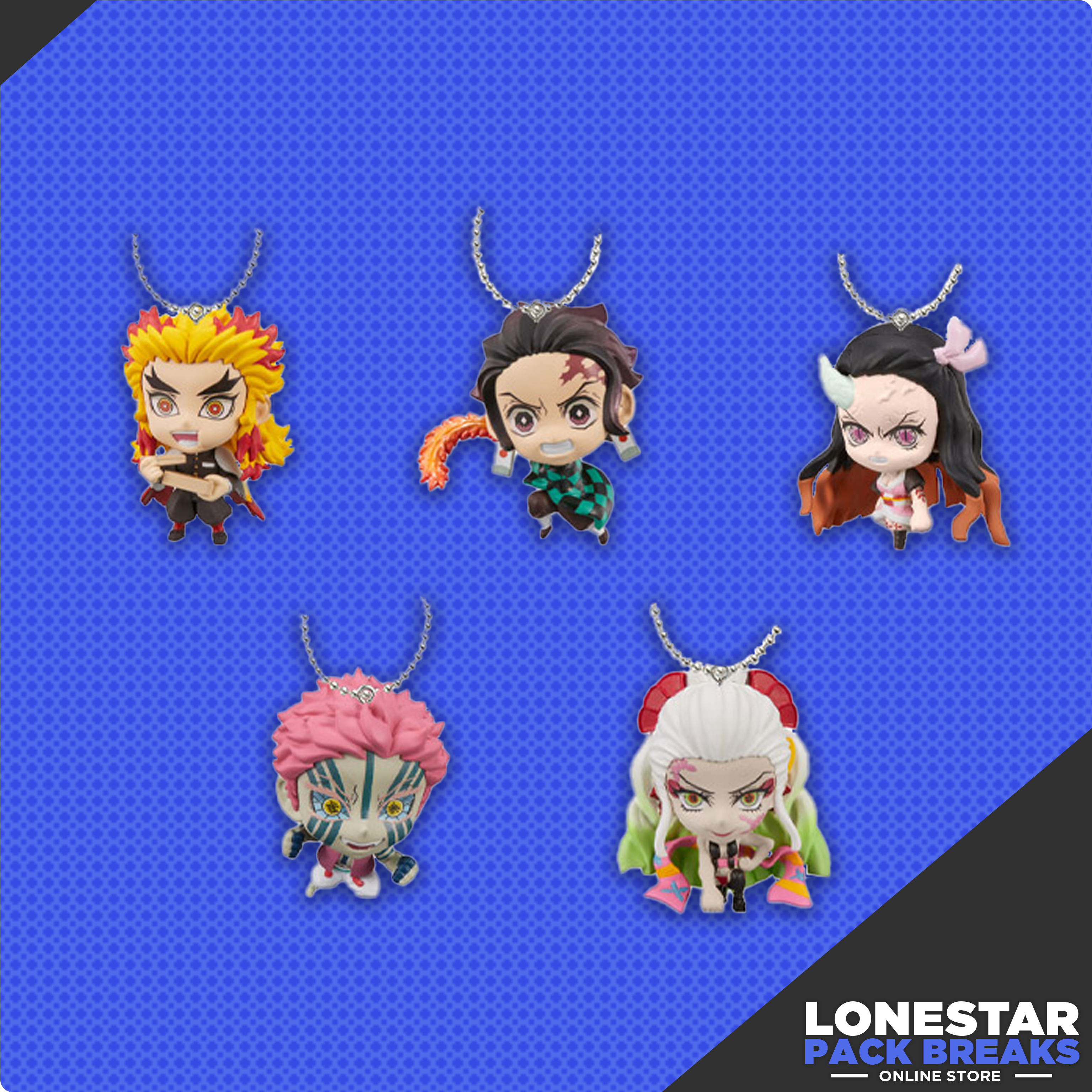 Demon Slayer Bandai Mascot Mini Keychain Figures Vol 5