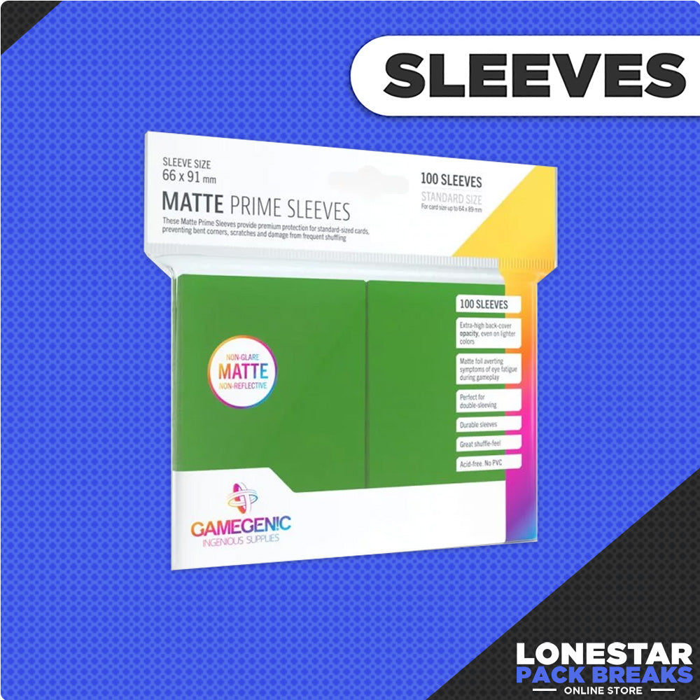 Gamegenic 100CT Standard Matte Prime Sleeves