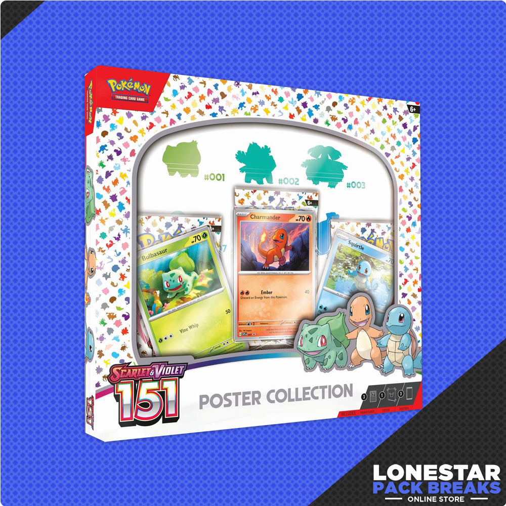 Pokemon Trading Card Game: Scarlet and Violet 151 Poster Collection - English