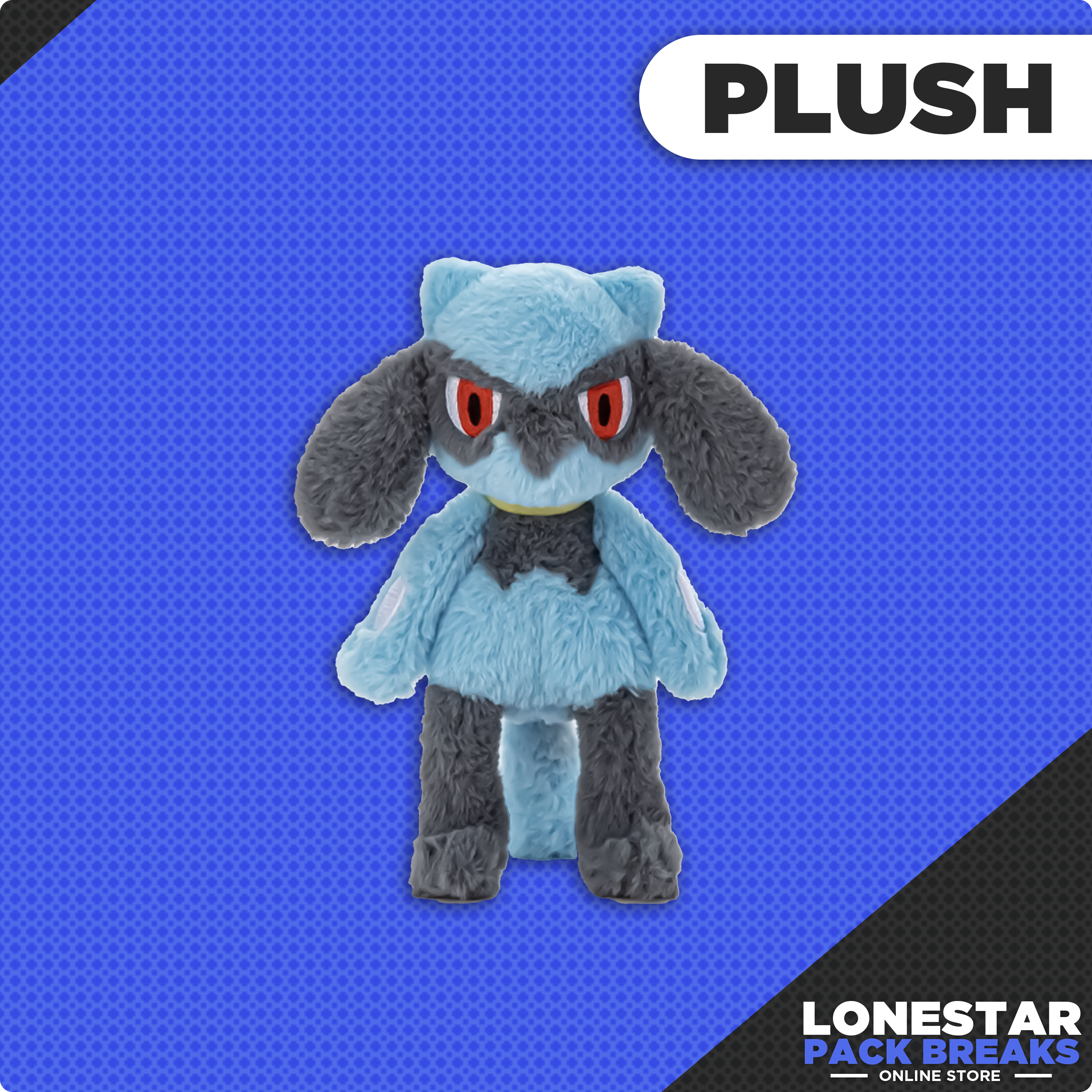 Riolu Pokemon Center Plush- Japanese