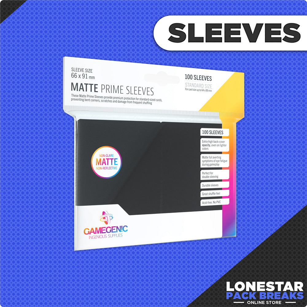 Gamegenic 100CT Standard Matte Prime Sleeves