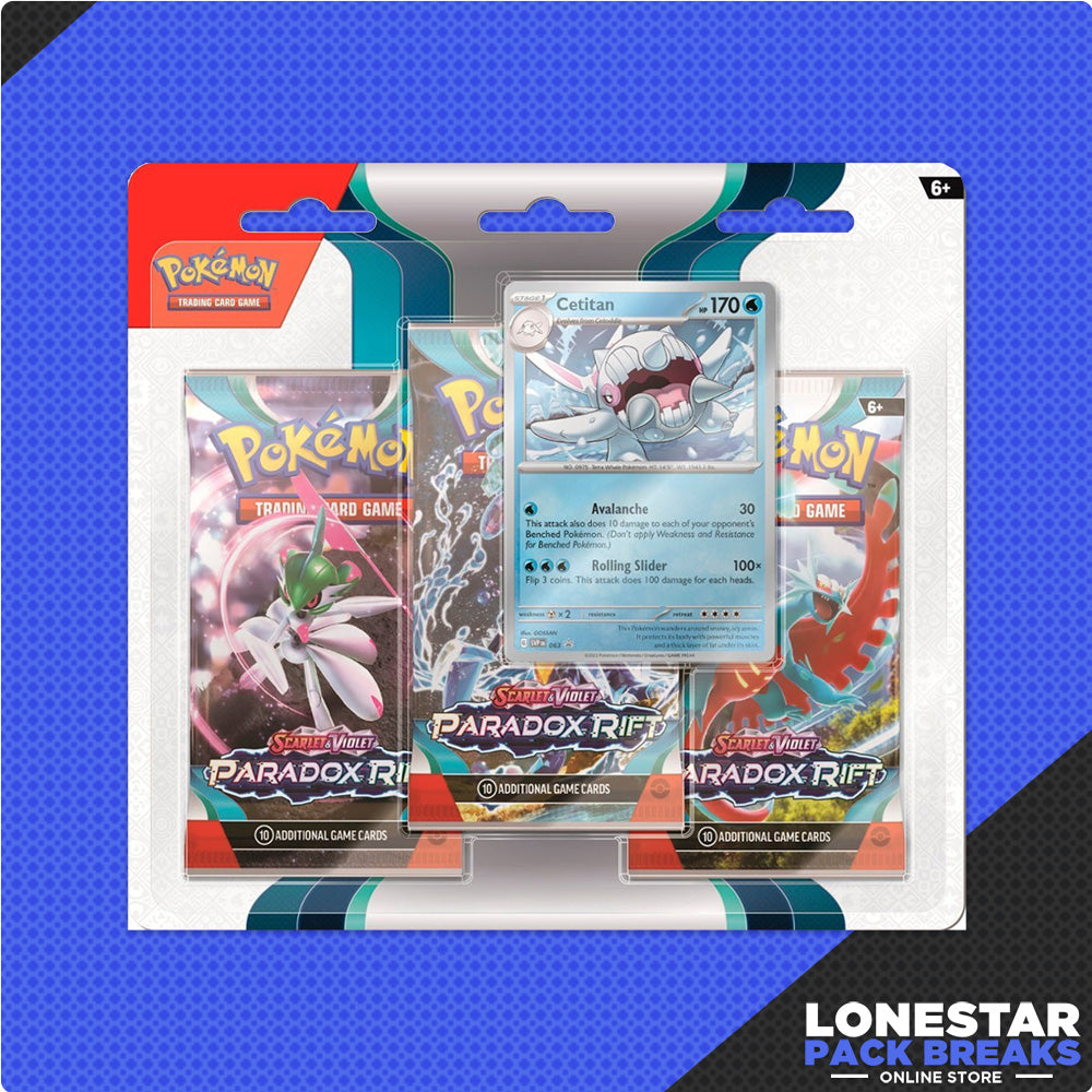 Scarlet and Violet Paradox Rift 3pk Blister