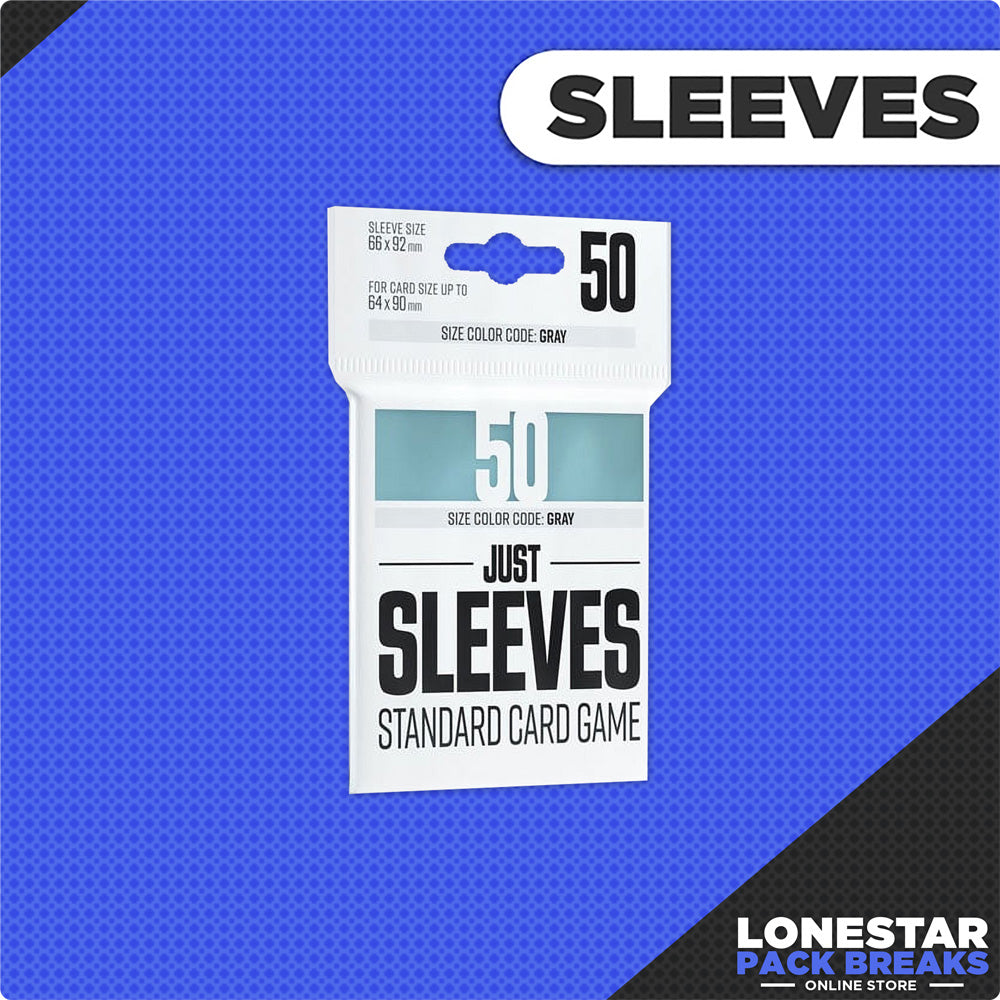 standard size card sleeves Just Sleeves