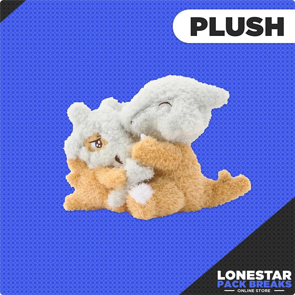 Pokemon Cubone & Marowak Nakibeso Hugging Plush Buruburu...Mugyu! (Don't Cry, Come Here)