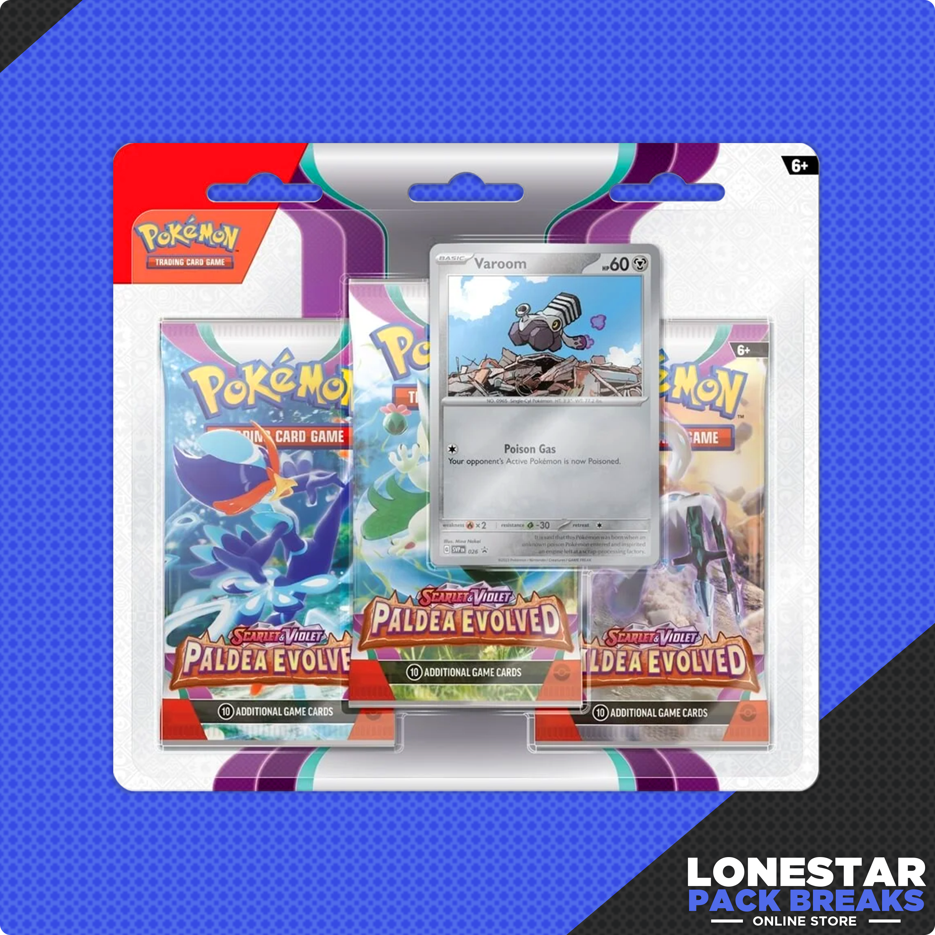 Paldea Evolved 3 Pack Blister