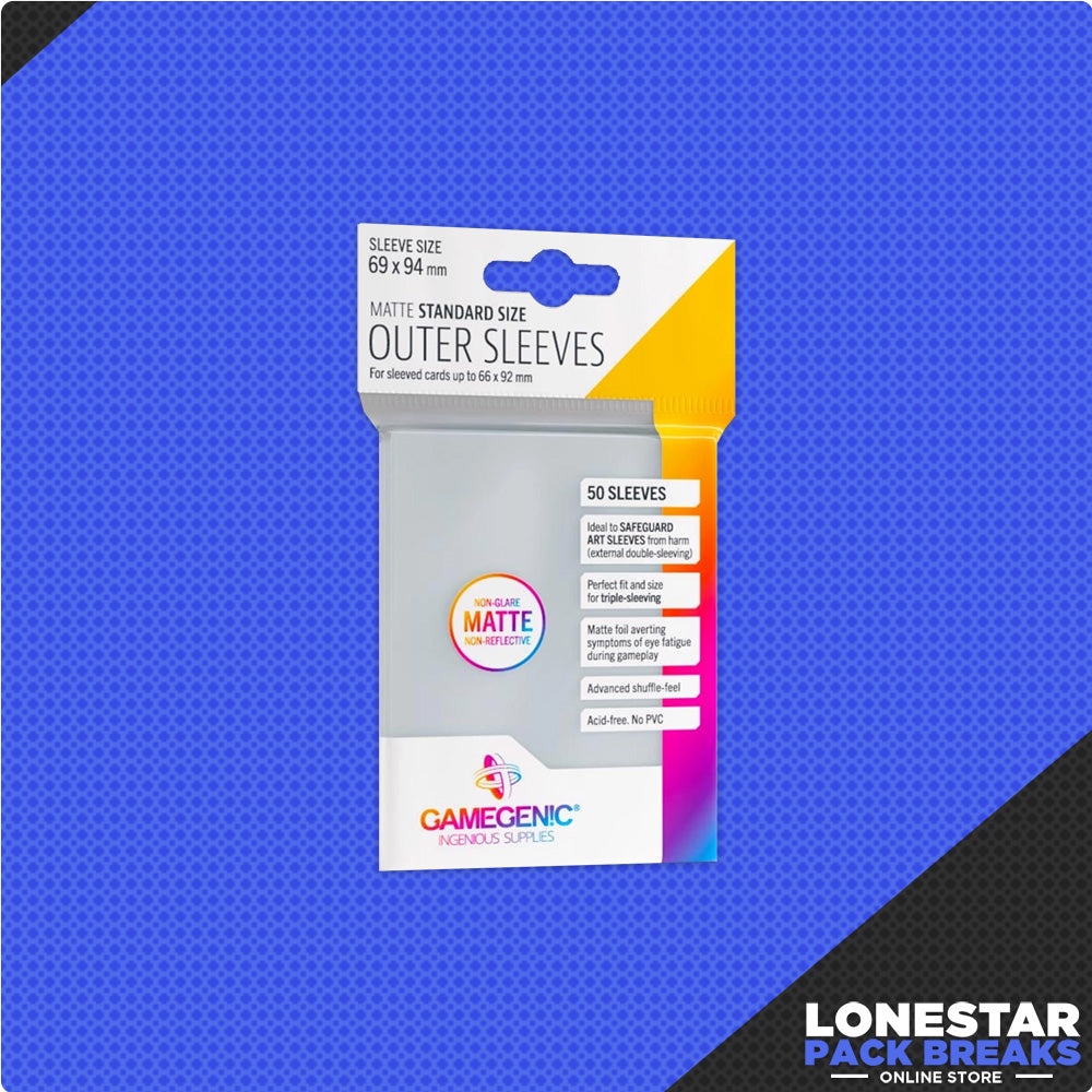 Gamegenic Matte Standard Size Outer Sleeves 50pk