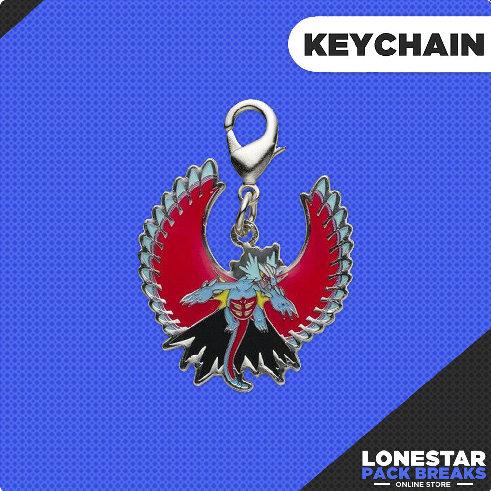 Pokemon Center Original Metal Charm Keychain Roaring Moon