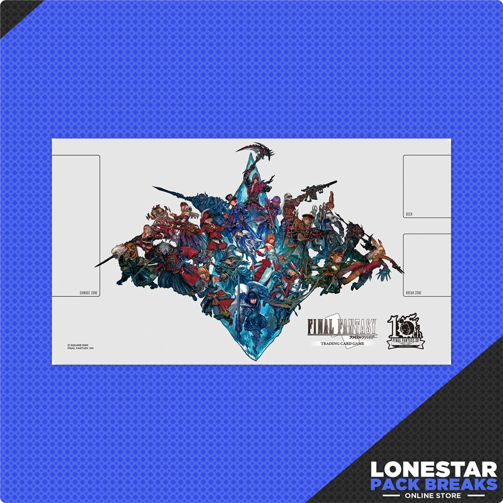 FINAL FANTASY XIV 10TH ANNIVERSARY PLAYMAT - SEALED WITH PROMO
