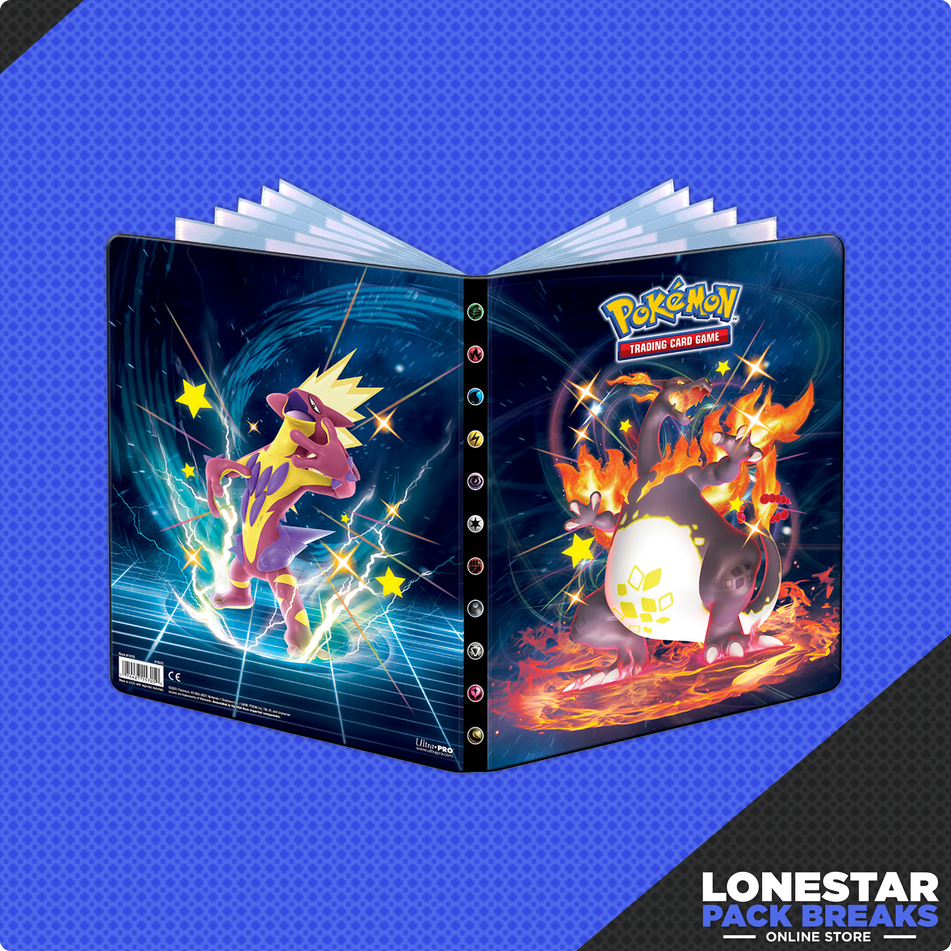 Shining Fates Pokémon Trading Card Game 9-Pocket Portfolio Binder