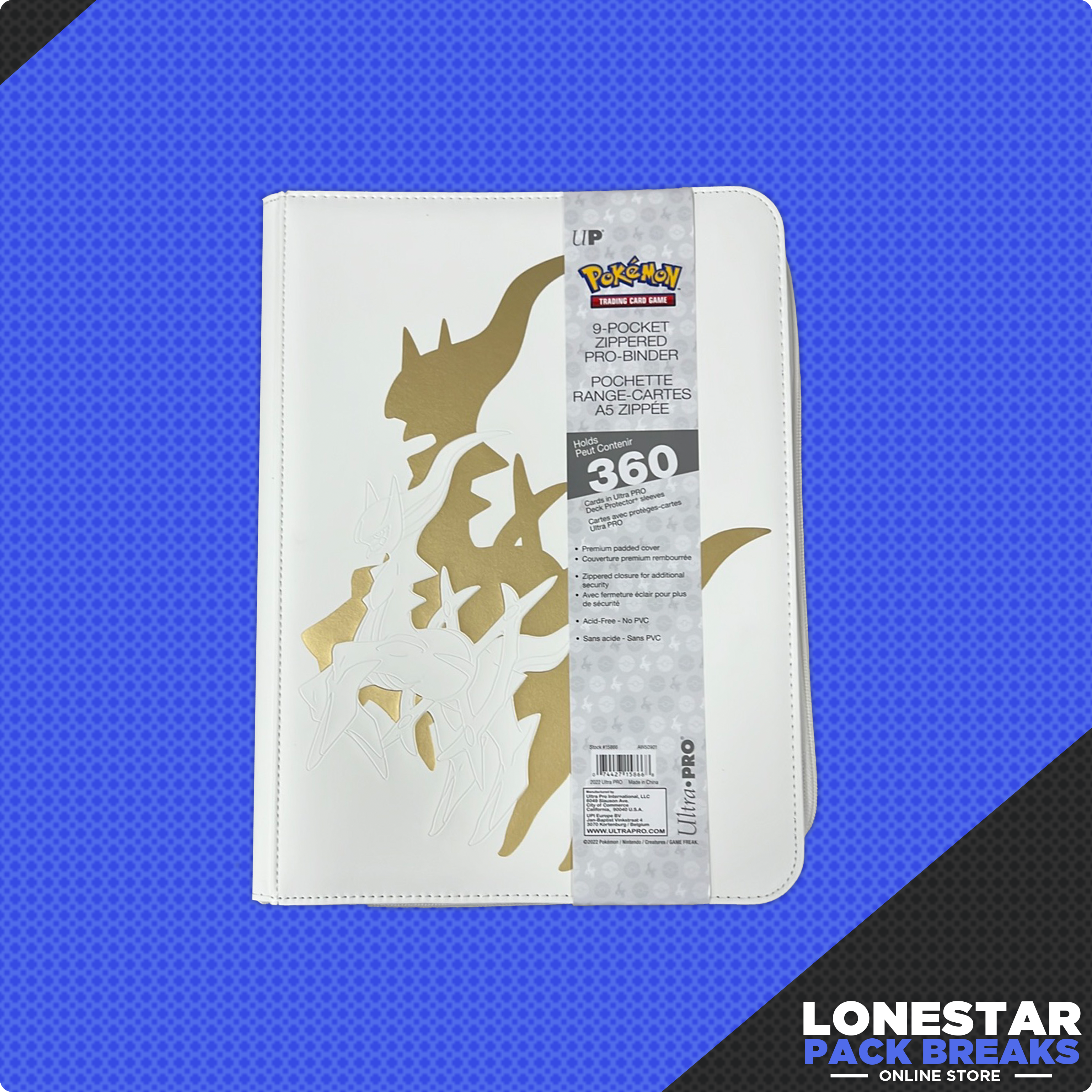 Arceus Ultra Pro Binder Portfolio- 360