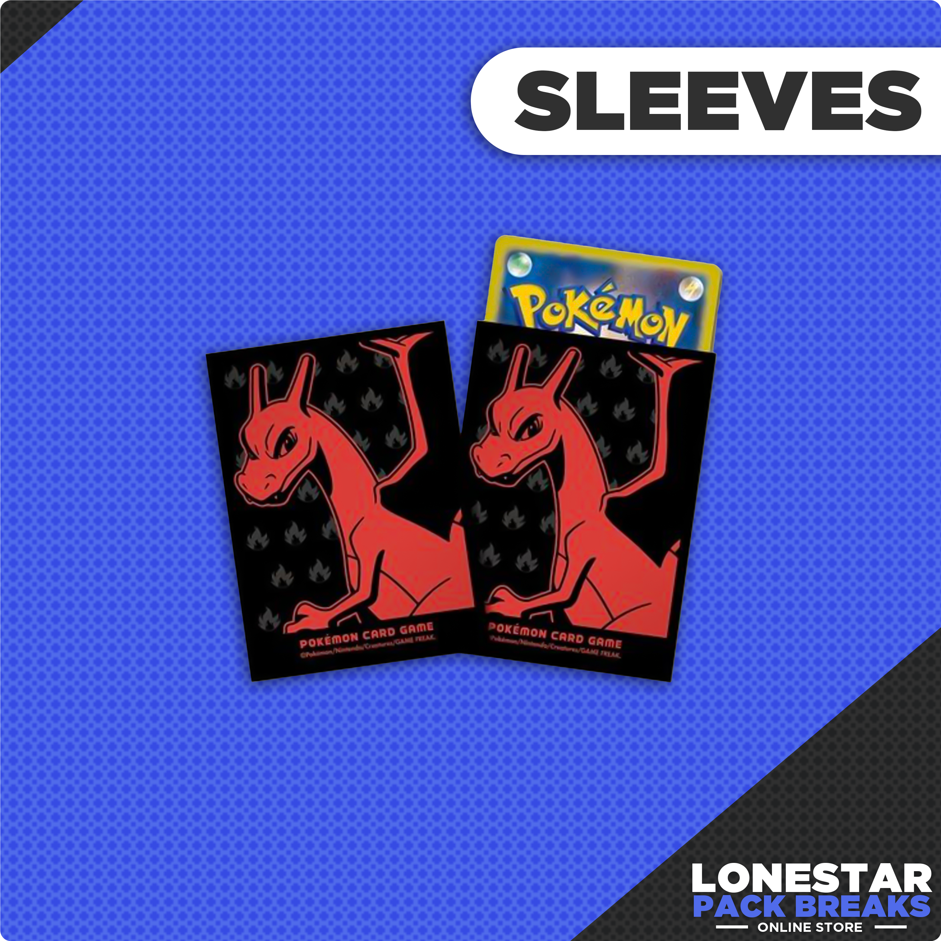 Metallic Charizard Pokemon Center Japan Sleeves