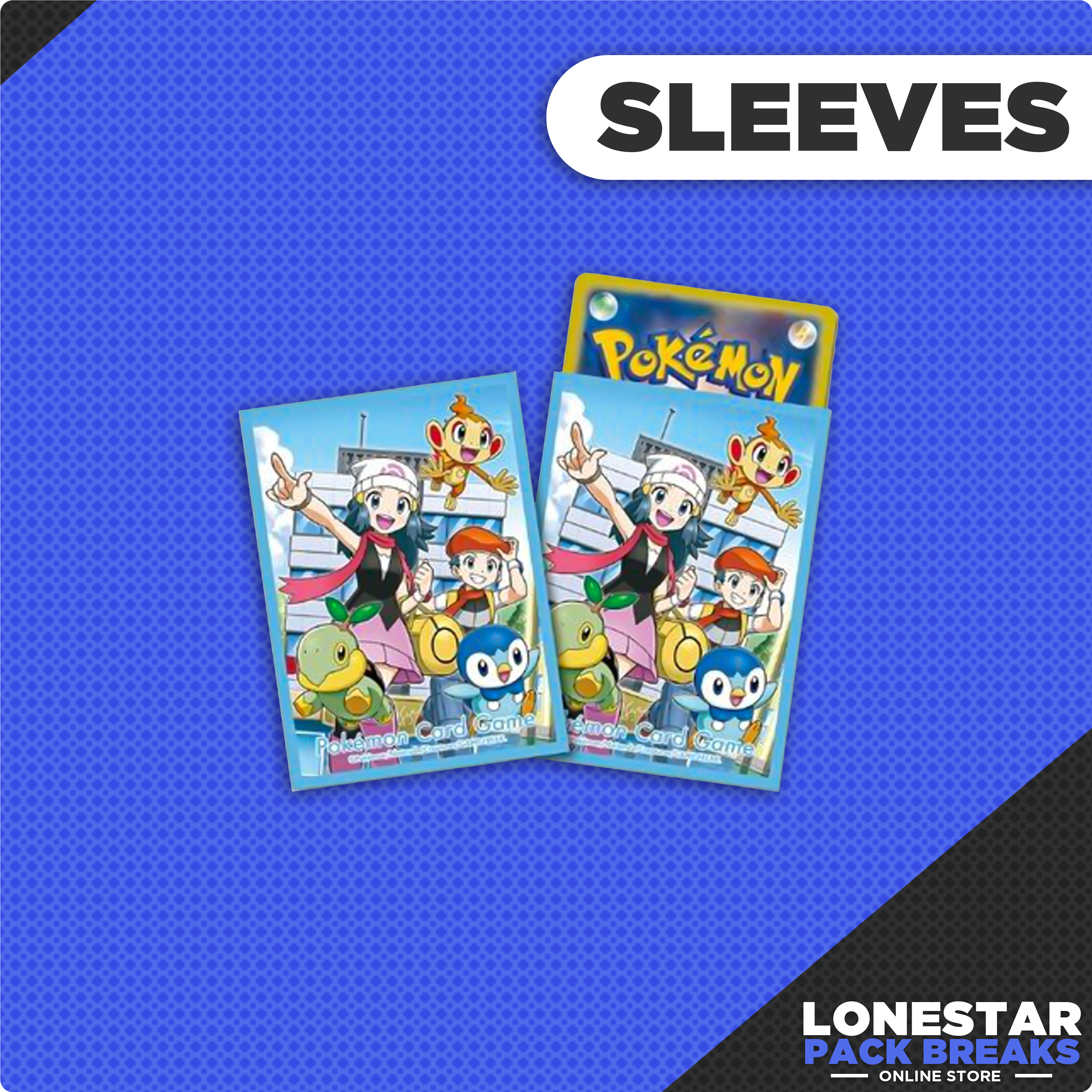 Dawn Sinnoh Starters Pokemon Center Japan Sleeves