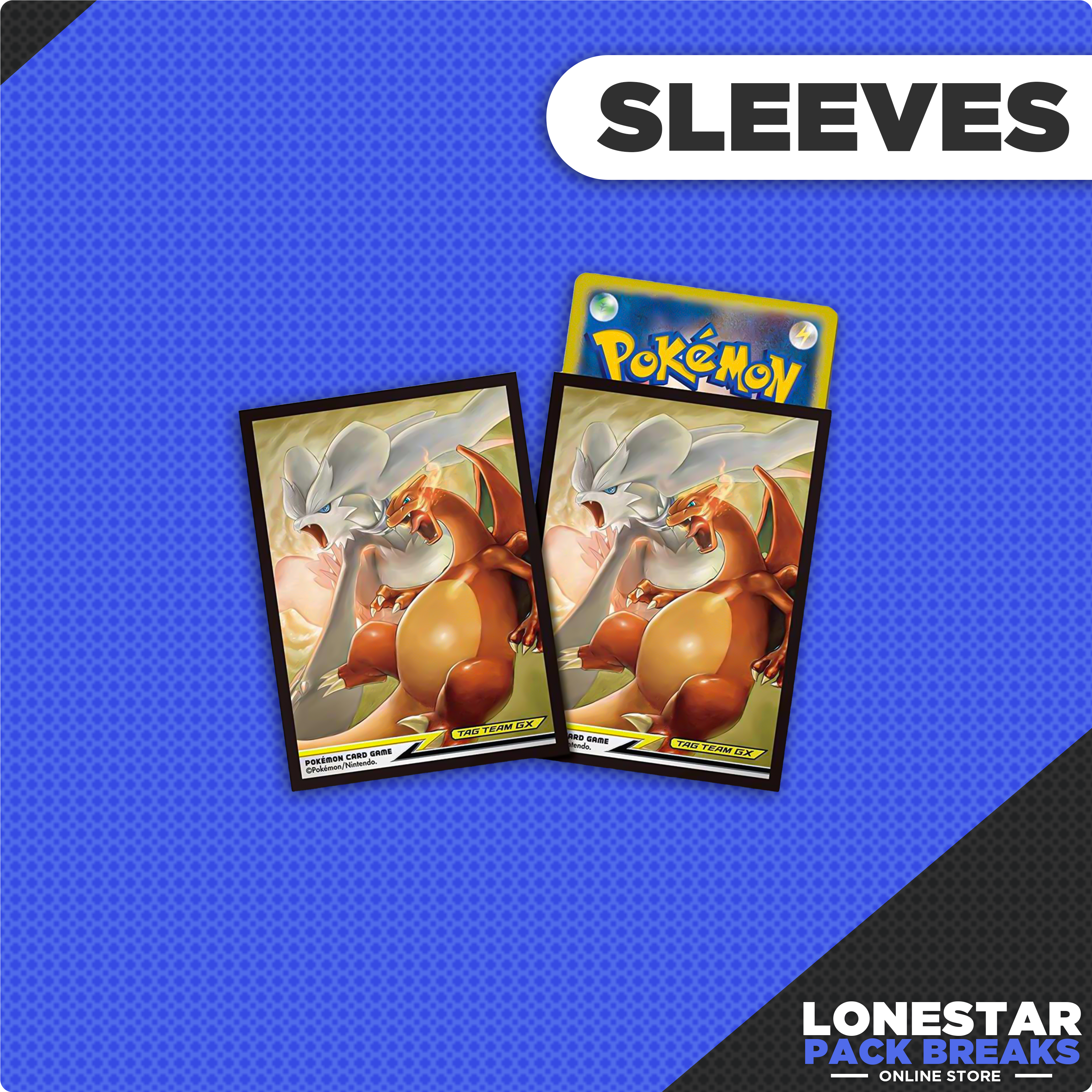 Double Blaze Pokemon Center Japan Sleeves