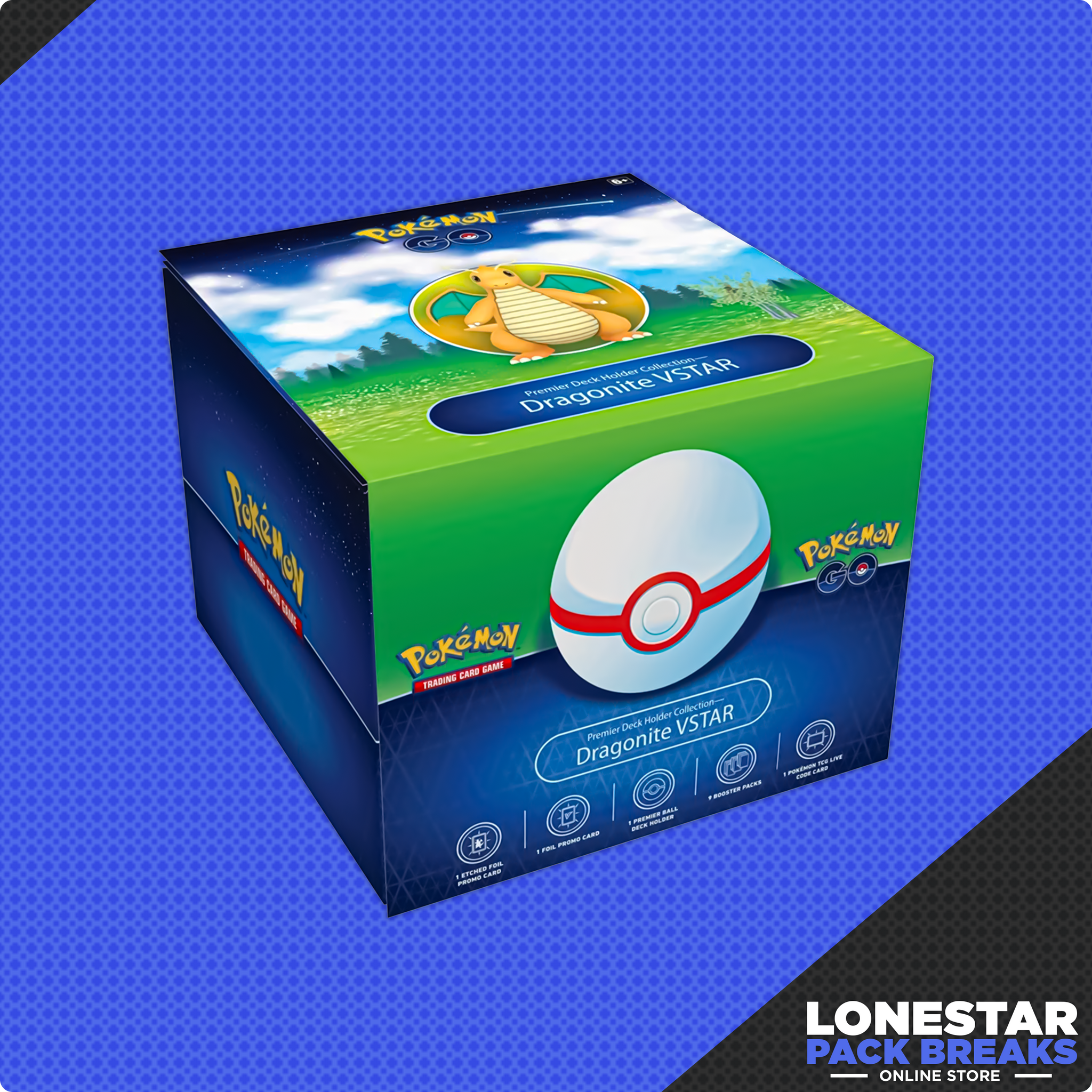 dragonite booster box Pokemon Go Premiere Deck Holder Collection (Dragonite VSTAR)