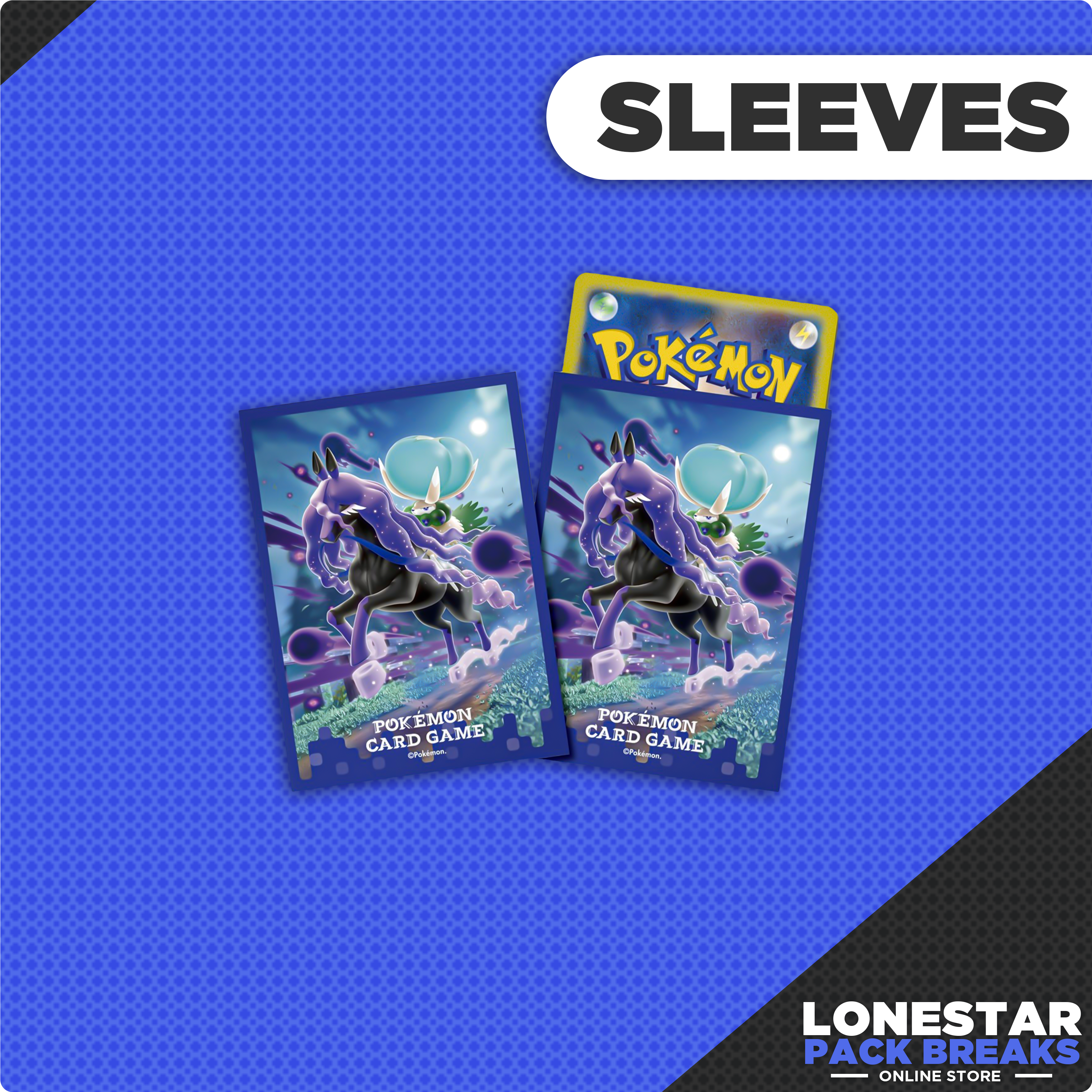 Jet Black Spirit Pokemon Center Japan Sleeves