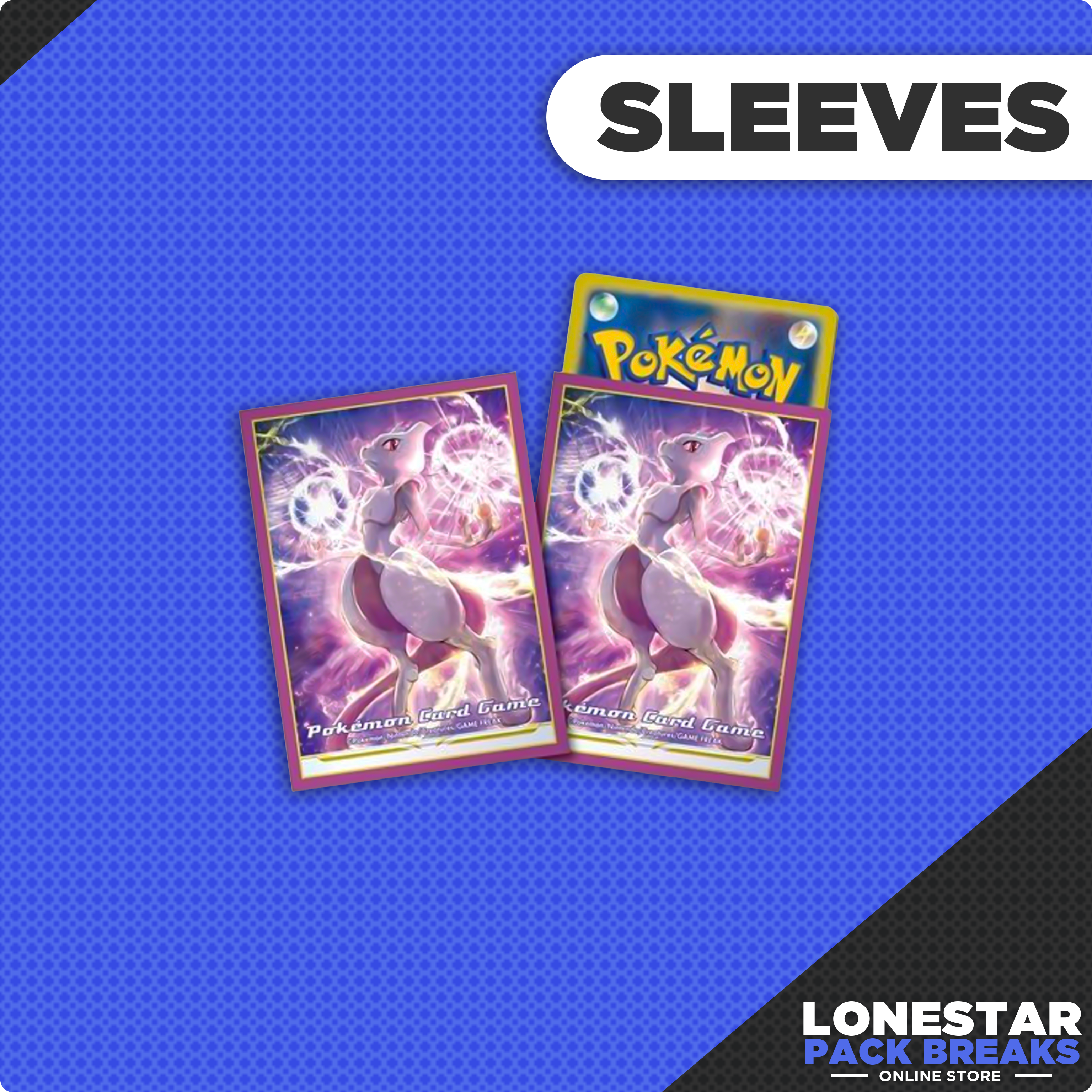 Mewtwo Pokemon Center Japan Sleeves