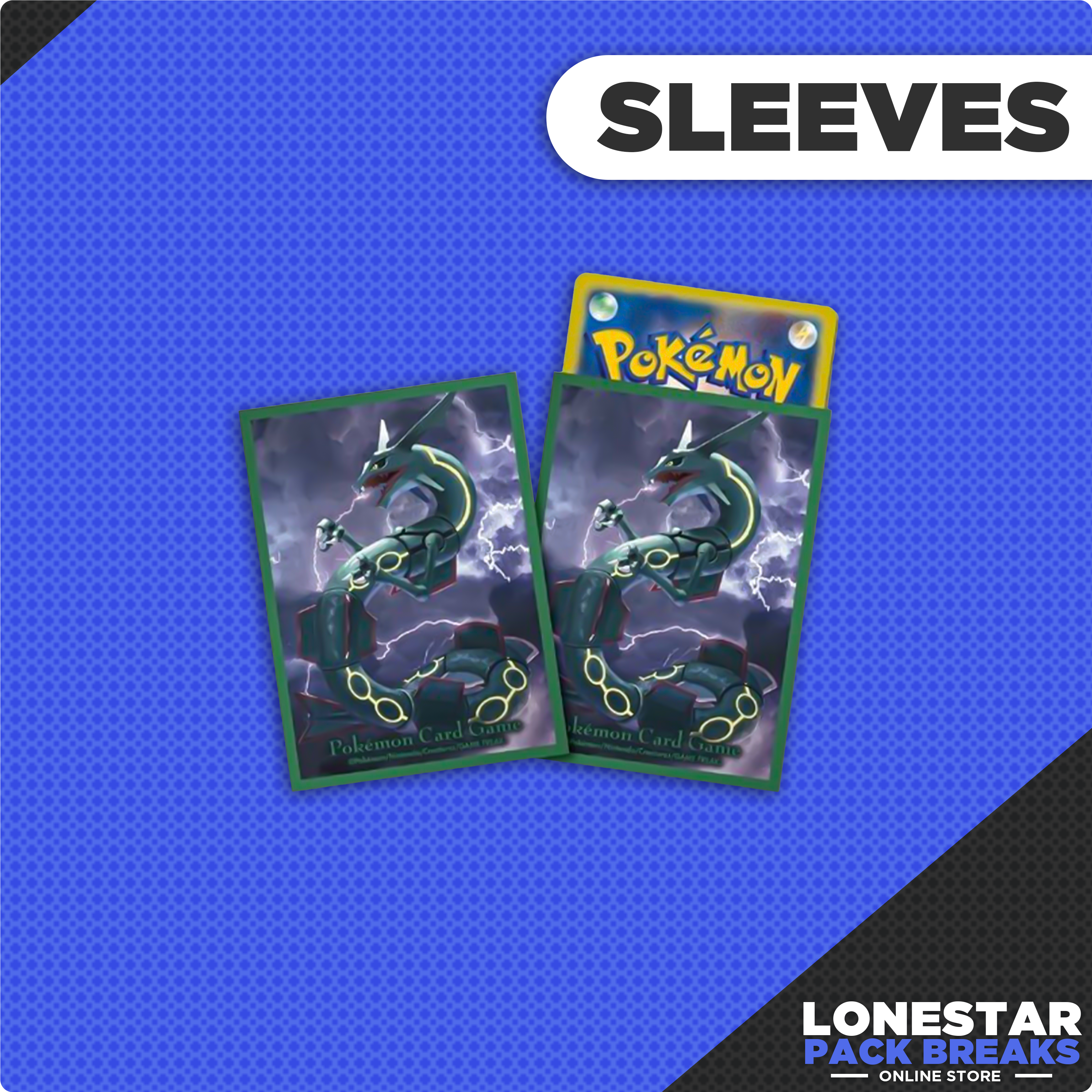 Rayquaza Pokemon Center Japan Sleeves