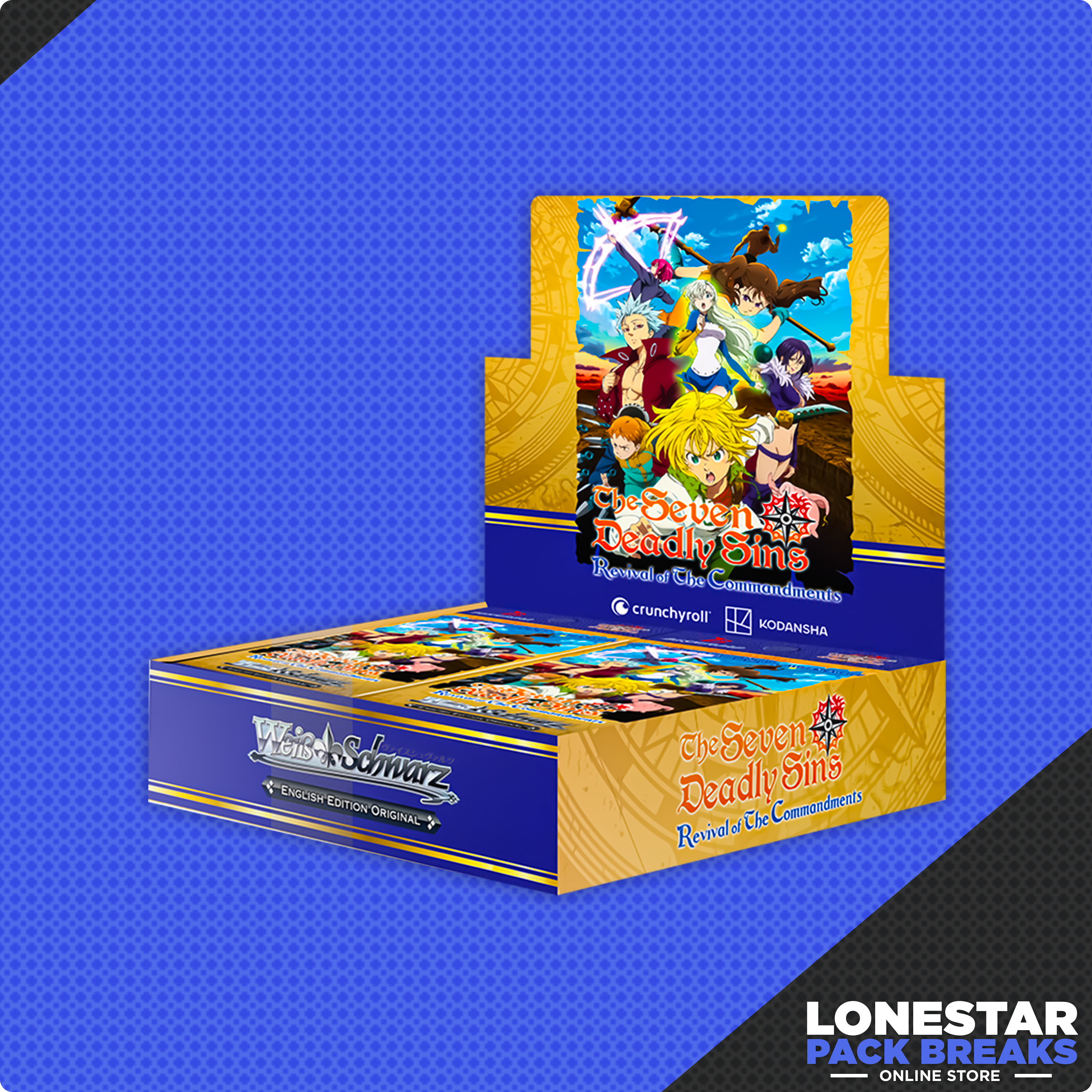 Weiss Schwarz Seven Deadly Sins Revival of The Commandments Booster Box - English