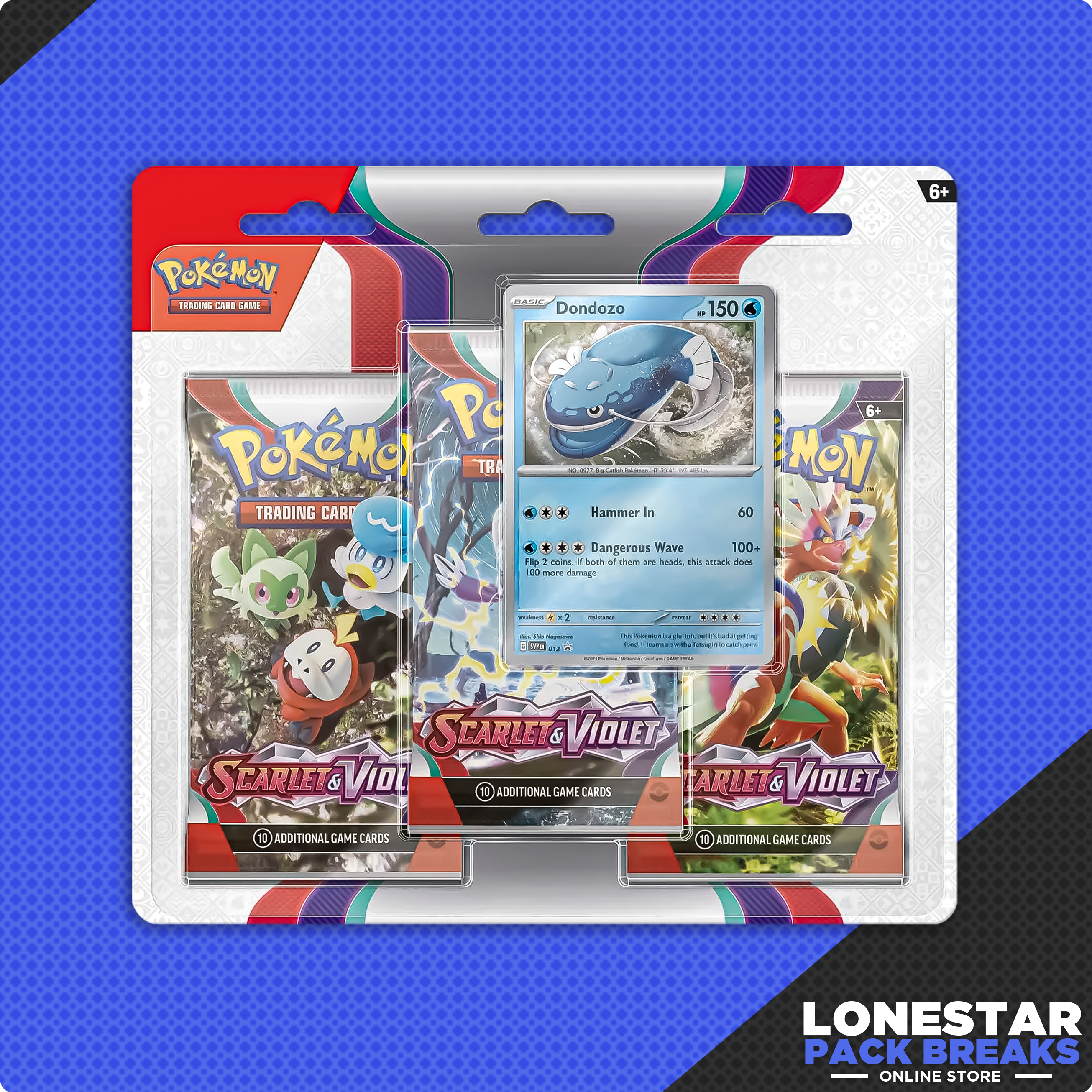 Pokemon Scarlet and Violet 3 Pack Blister