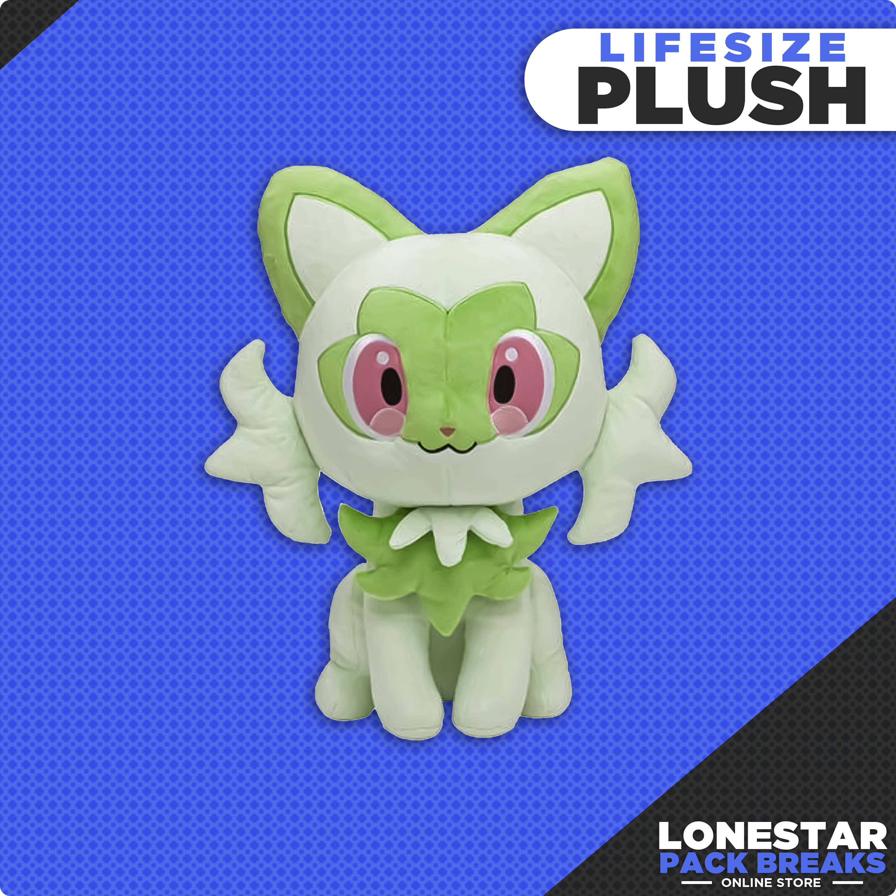 SPRIGATITO Lg Lifesize Pokemon Center JPN Plushie