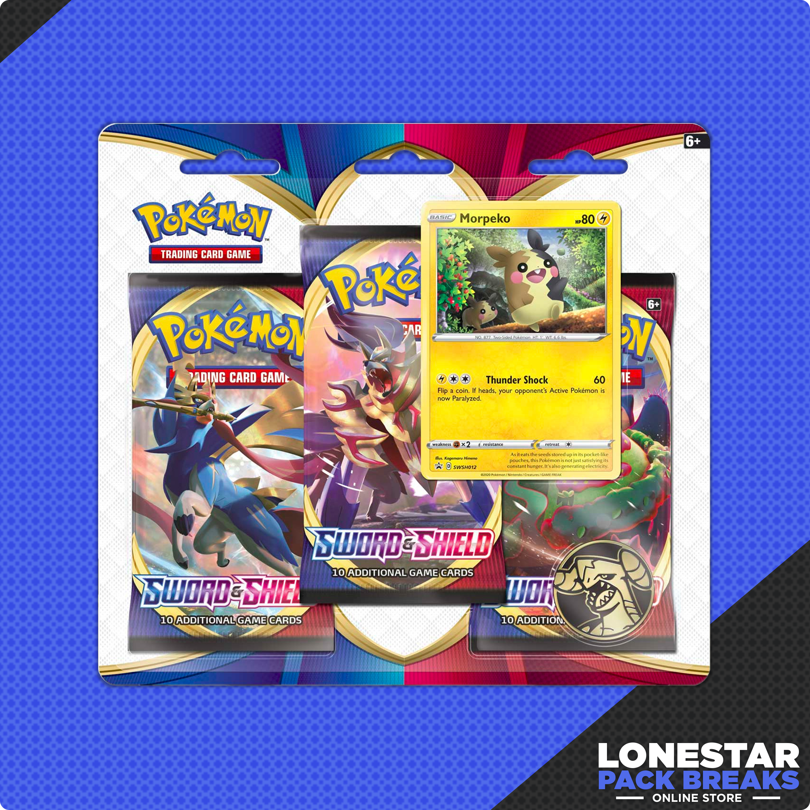 Sword & Shield Base 3 Pack Blister