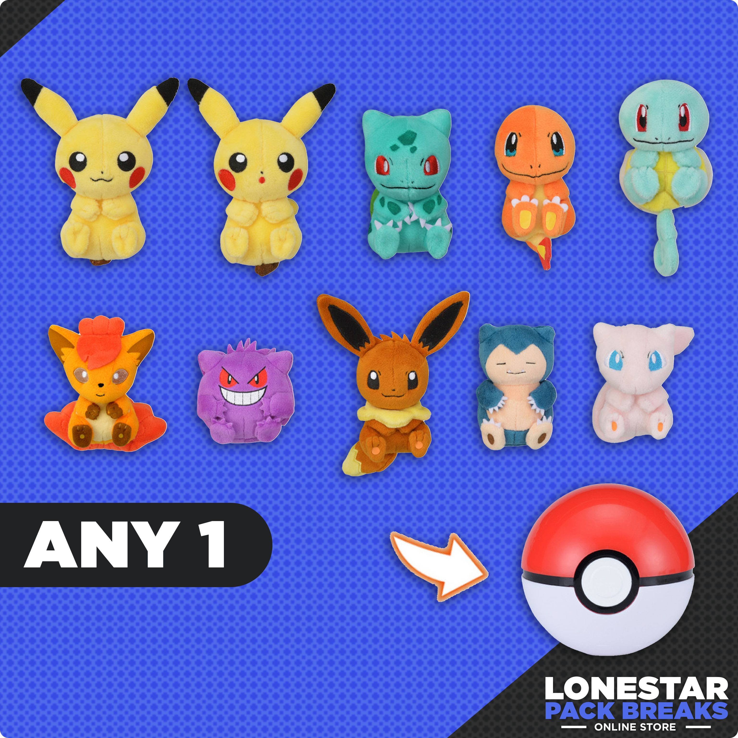 PokeBall Mini Plushie Vol. 1