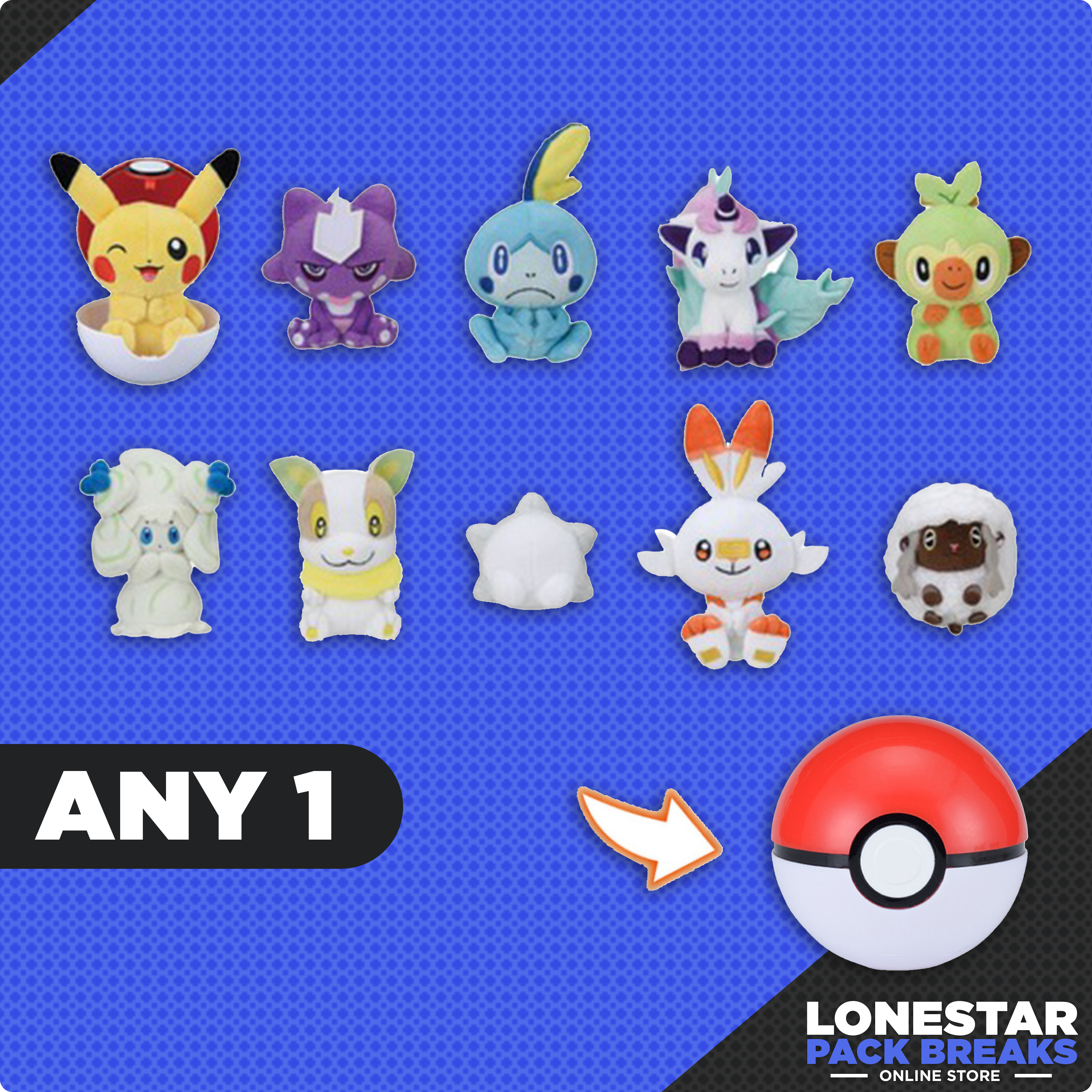 PokeBall Mini Plushie Vol. 4