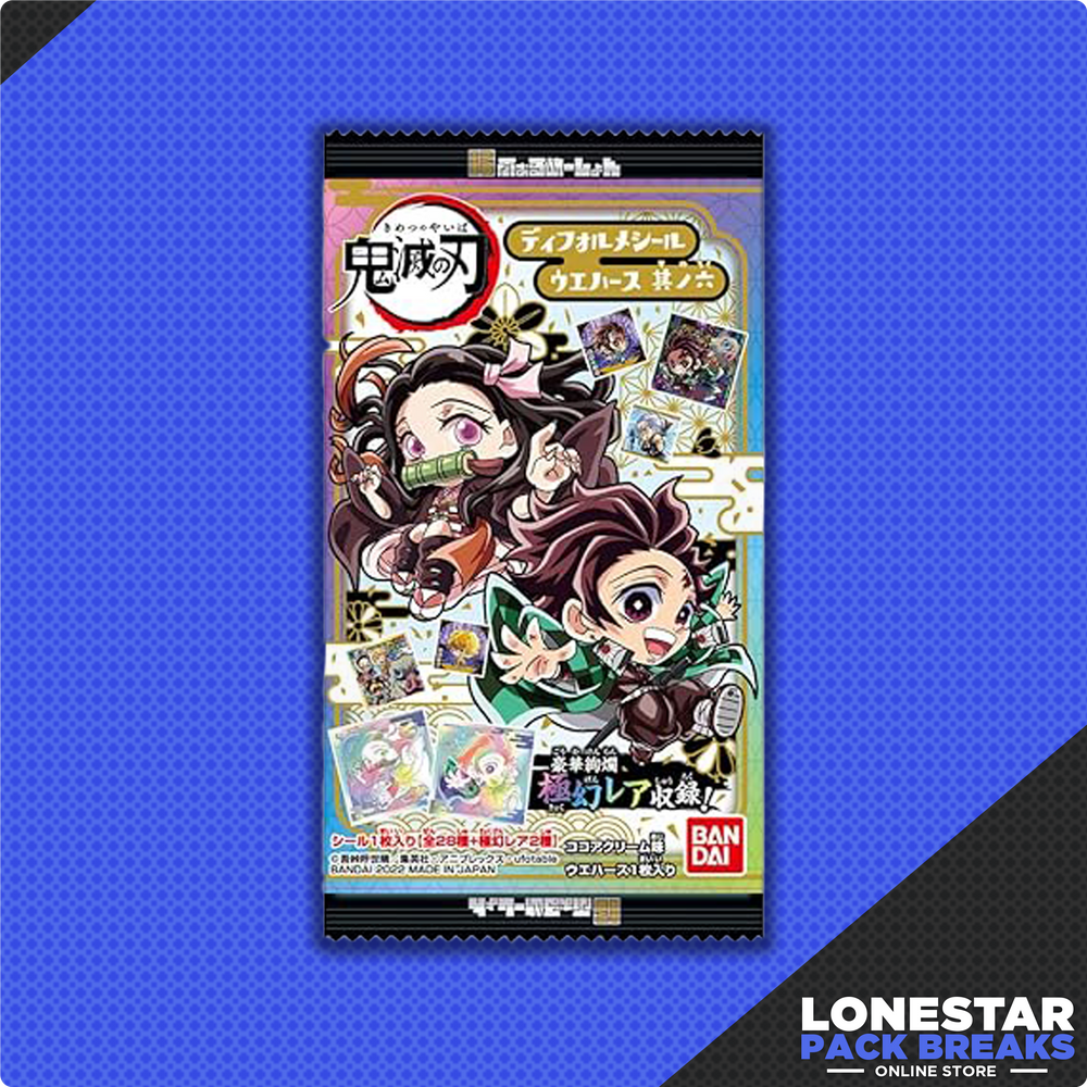 Demon Slayer Bandai Sticker Wafer Vol 6