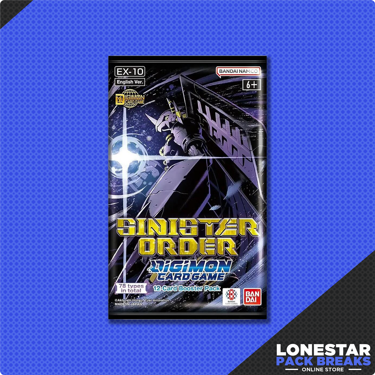 sinister order booster box Digimon Card Game: [EX-10] Pack 10 Extra Booster Pack Color:Zanarkland, Ancient Metropolis Edge of Eternities and Journey