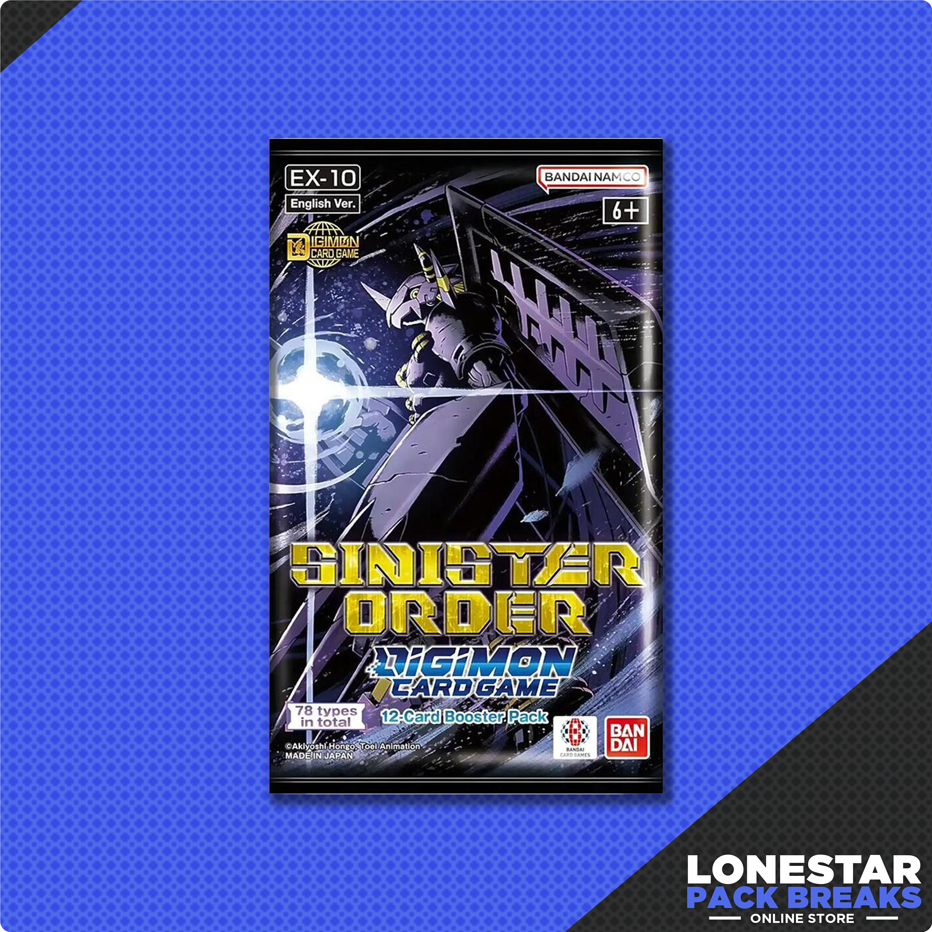 Digimon Card Game: Sinister Order [EX-10] Booster Pack - English