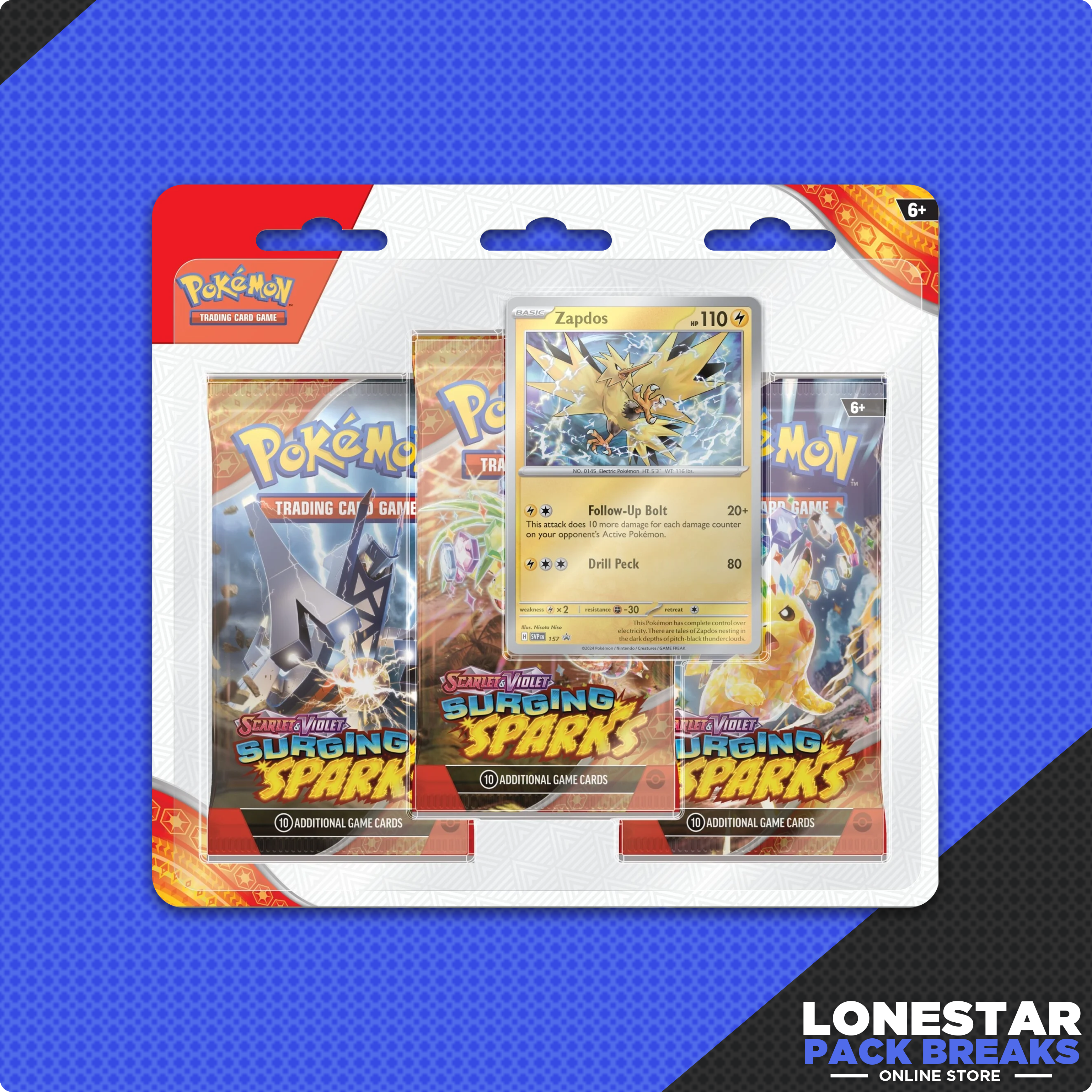 Pre-Order SURGING SPARKS 3 PACK BLISTER (Releases 11/8)