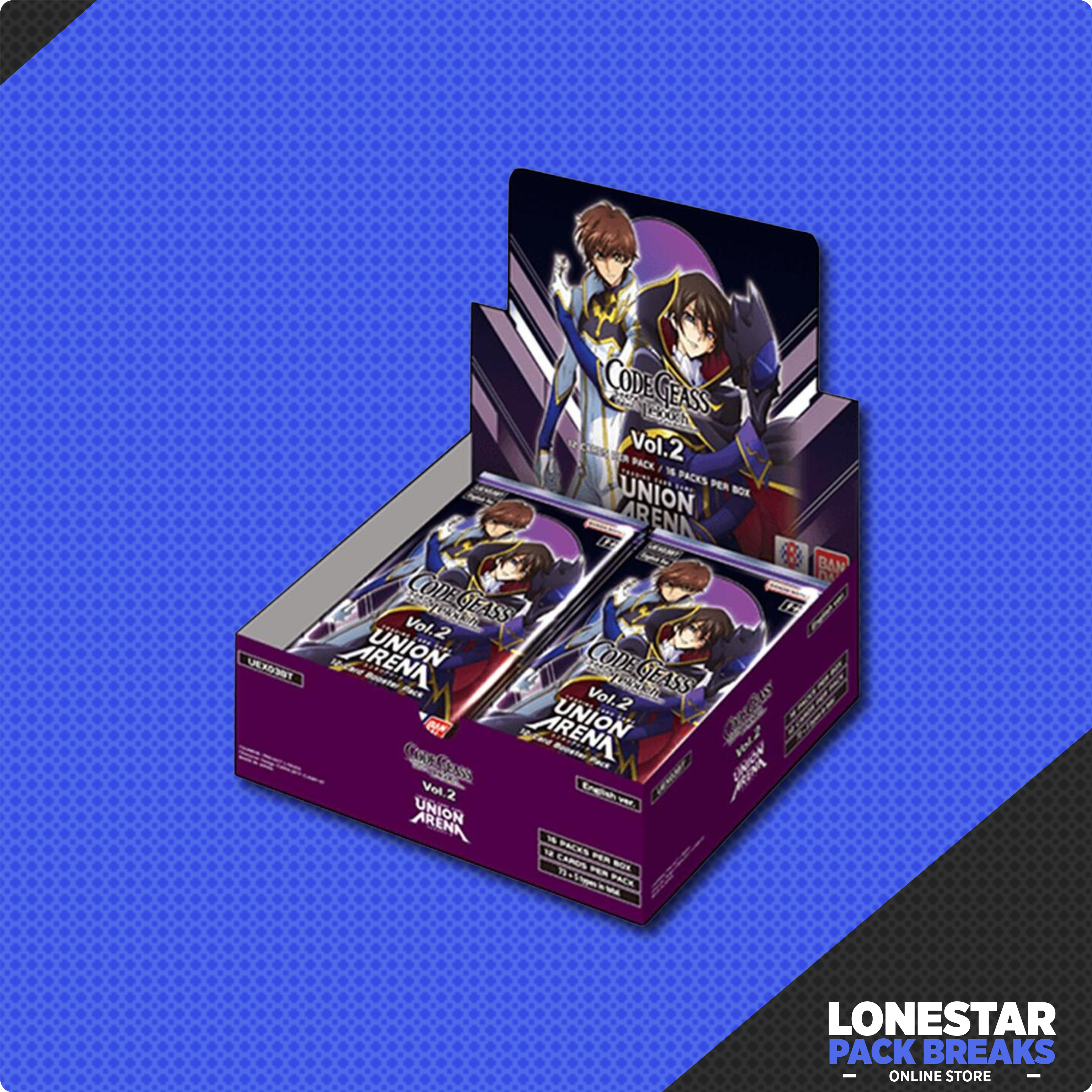 Union Arena TCG: CODE GEASS Vol. 2 [UEX03BT] Booster Box - English