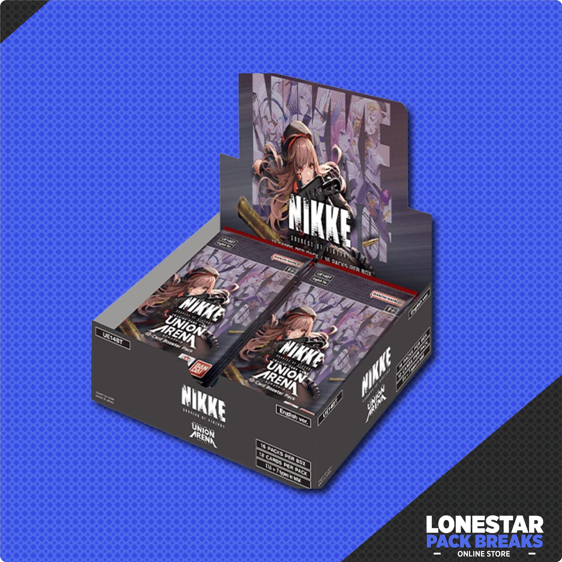 union arena nikke booster box Bandai Arena: Nikke: Goddess of Victory (UE14BT) Unlock the power of Nikke today. Union Arena Goddess of Victory: