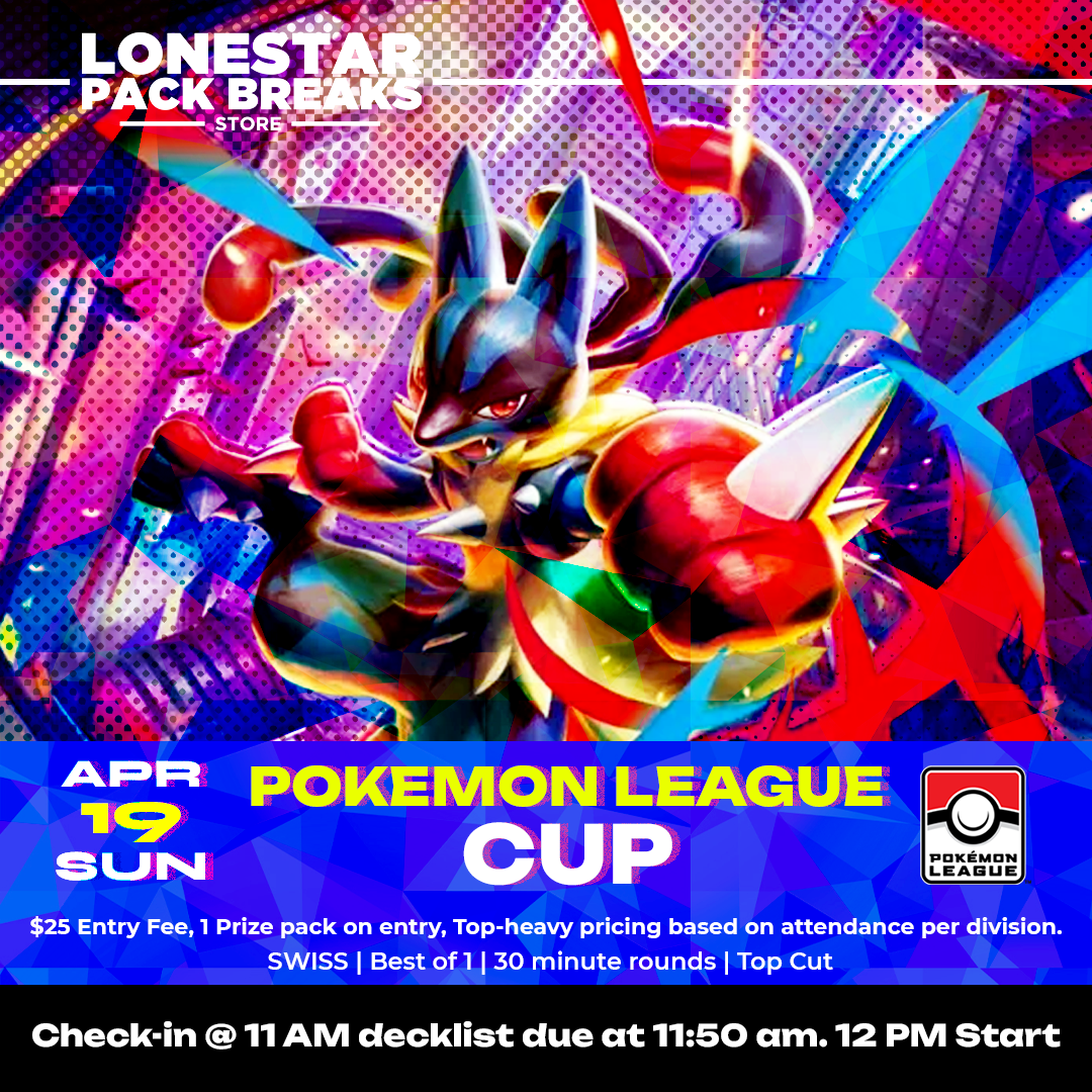 Pokémon TCG League CUP Sunday April 19, 2026