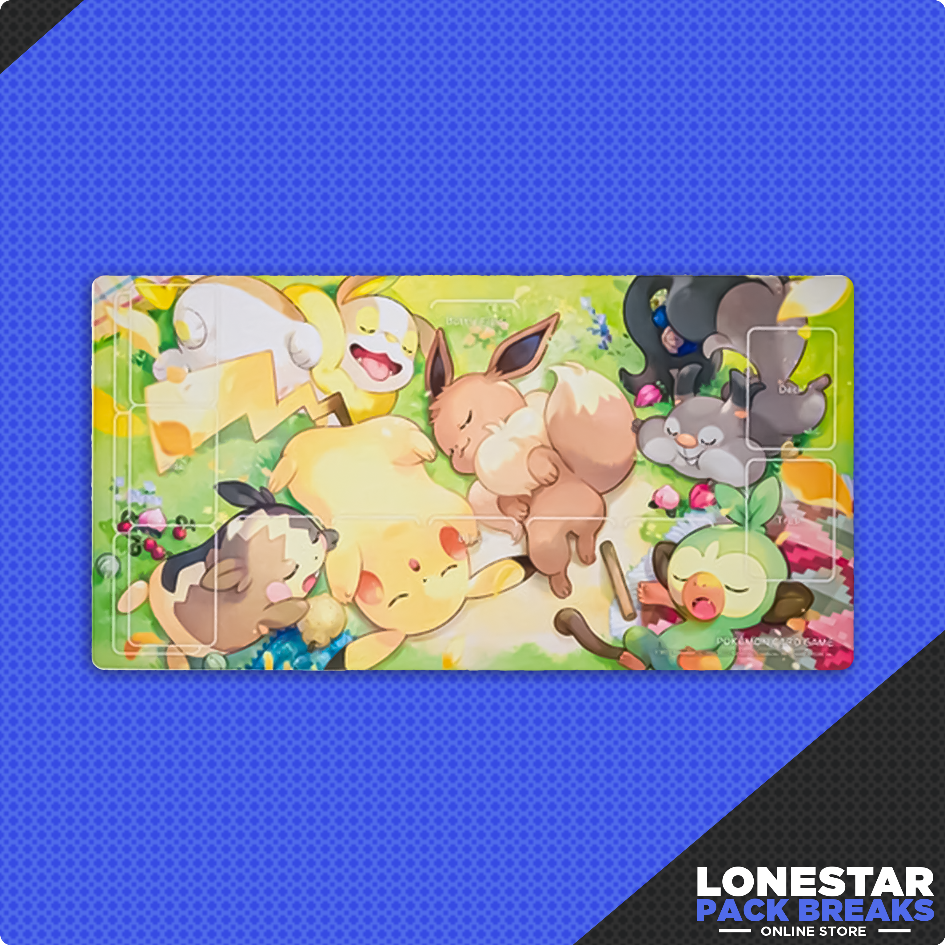 Pokemon Official Card Flip Deck Case & Playmat Case Pikachu Hanten Japanese  NEW