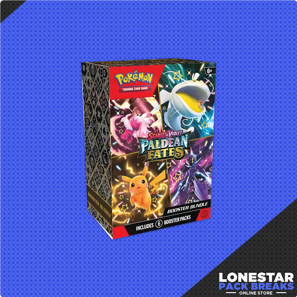 pokemon paldean fates booster bundle box SCARLET AND VIOLET: FATES: game_pokemon Color:5 Dont miss the opportunity Vintage 101: Side Courses