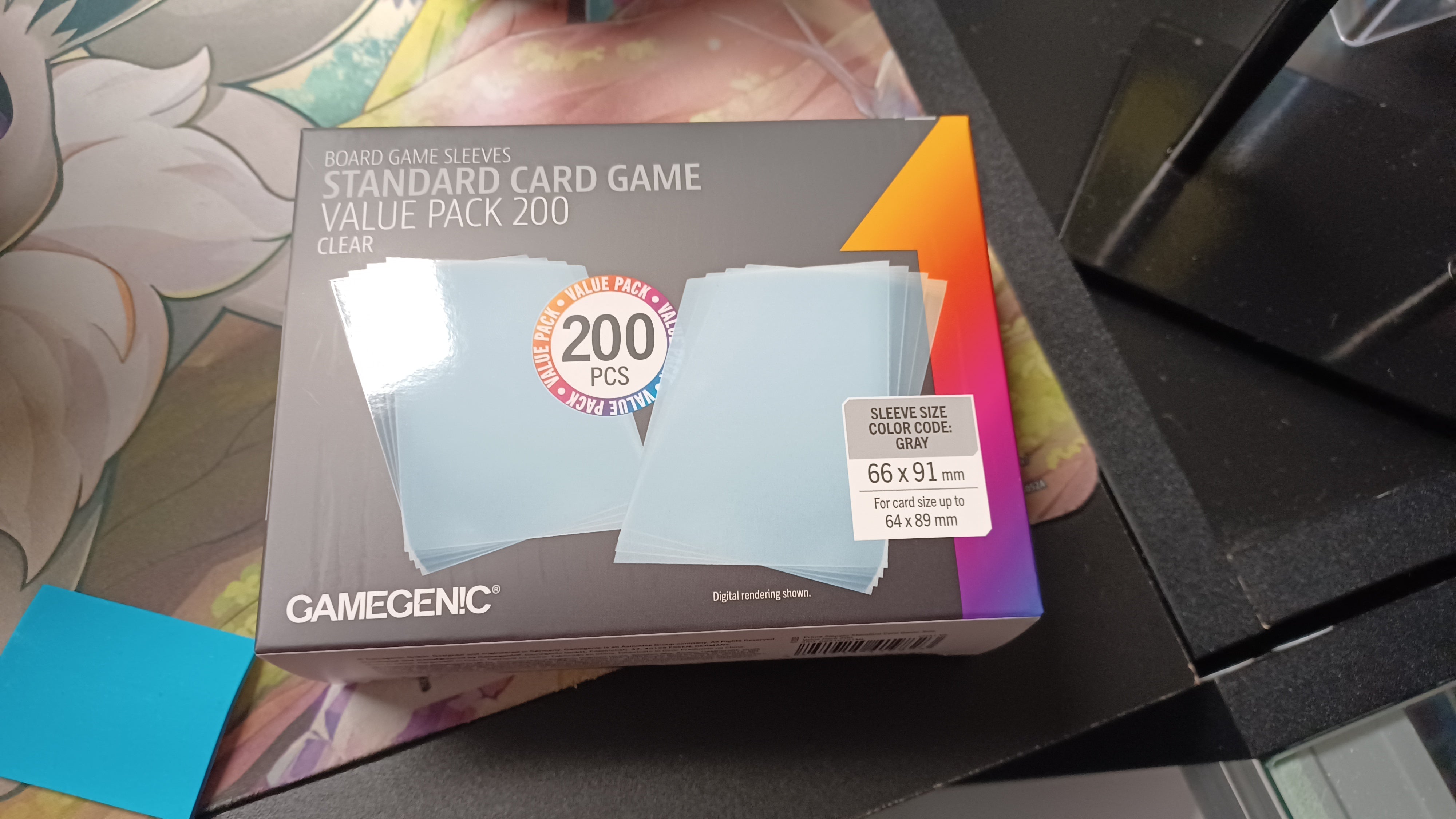 Gamegenic STANDARD CARD GAME VALUE PACK 200CT BOARD GAME SLEEVES