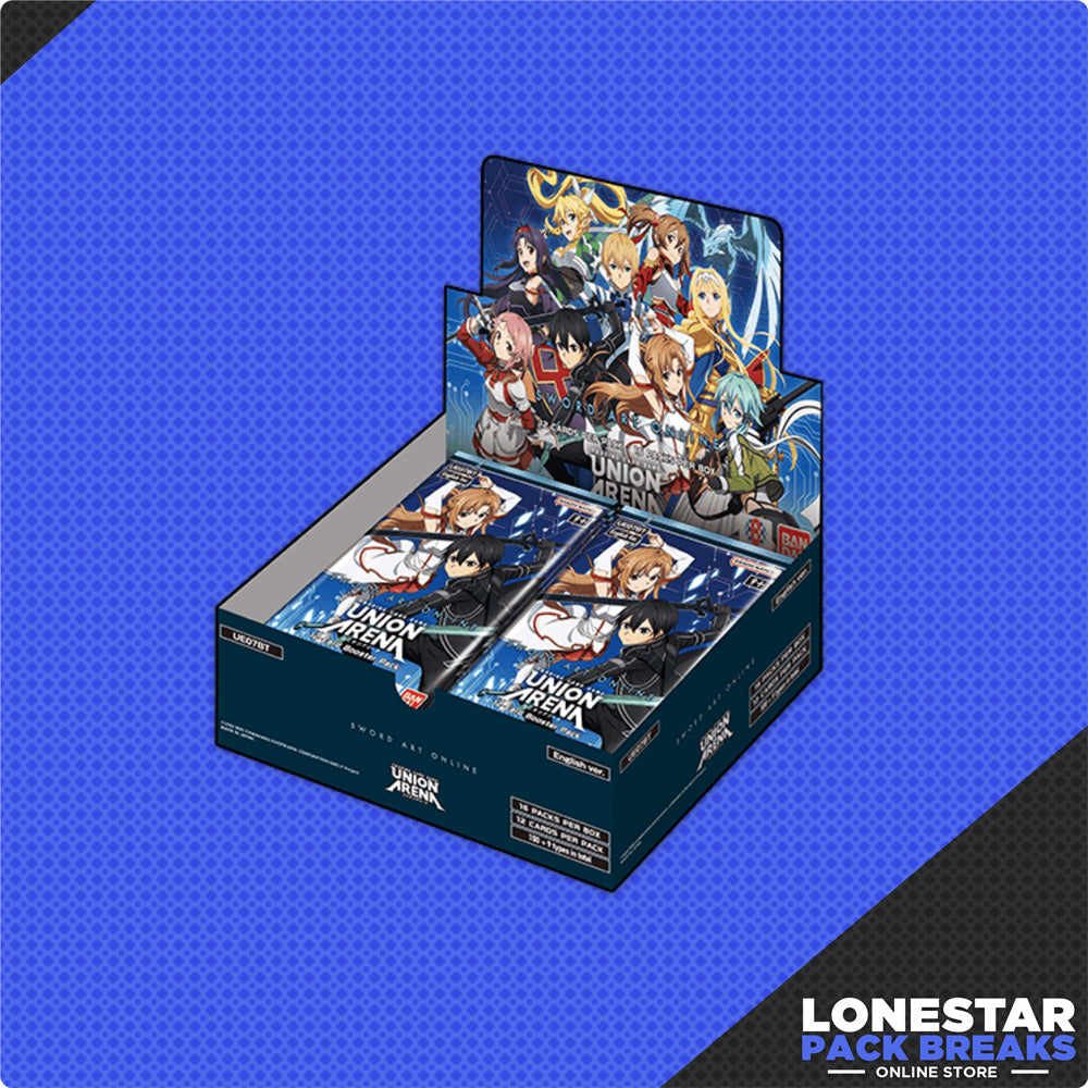 sword art online alicization booster box Union Arena TCG: [UE07BT] Framing Options:Canvas OPCG completing your Sword Art Edison Riryoku Spaceships (March
