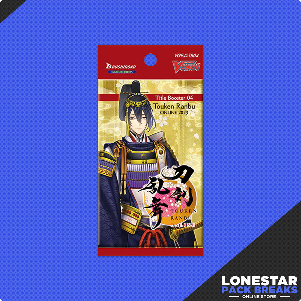 Cardfight!! Vanguard VGE-D-TB04: TOUKEN RANBU ONLINE 2023 TITLE BOOSTER 04 Booster Pack